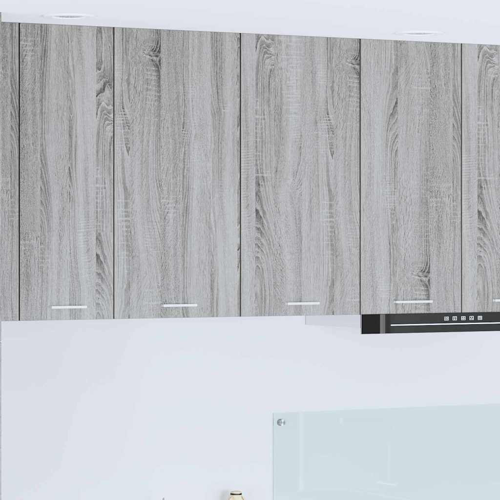 vidaXL Hängeschrank Graues Sonoma 80 x 31 x 80 cm Holzwerkstoff