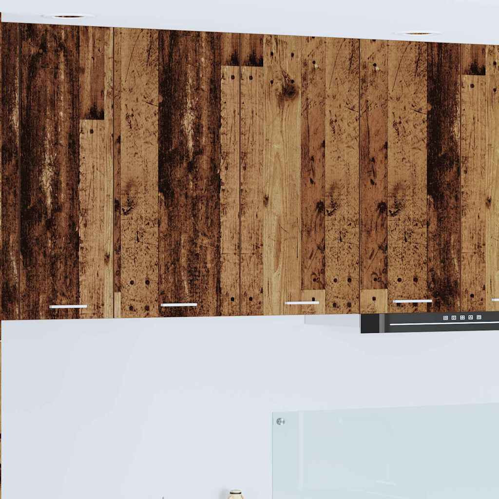 vidaXL Hängeschrank mit Speicher Altholz 80 x 31 x 80 cm Holzwerkstoff