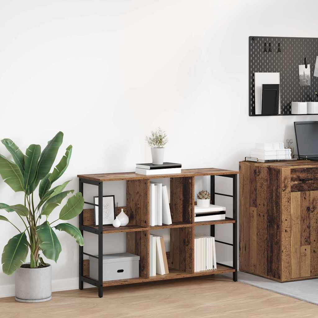 vidaXL Bücherregal Altholz 102 x 32 x 72,5 cm Holzwerkstoff