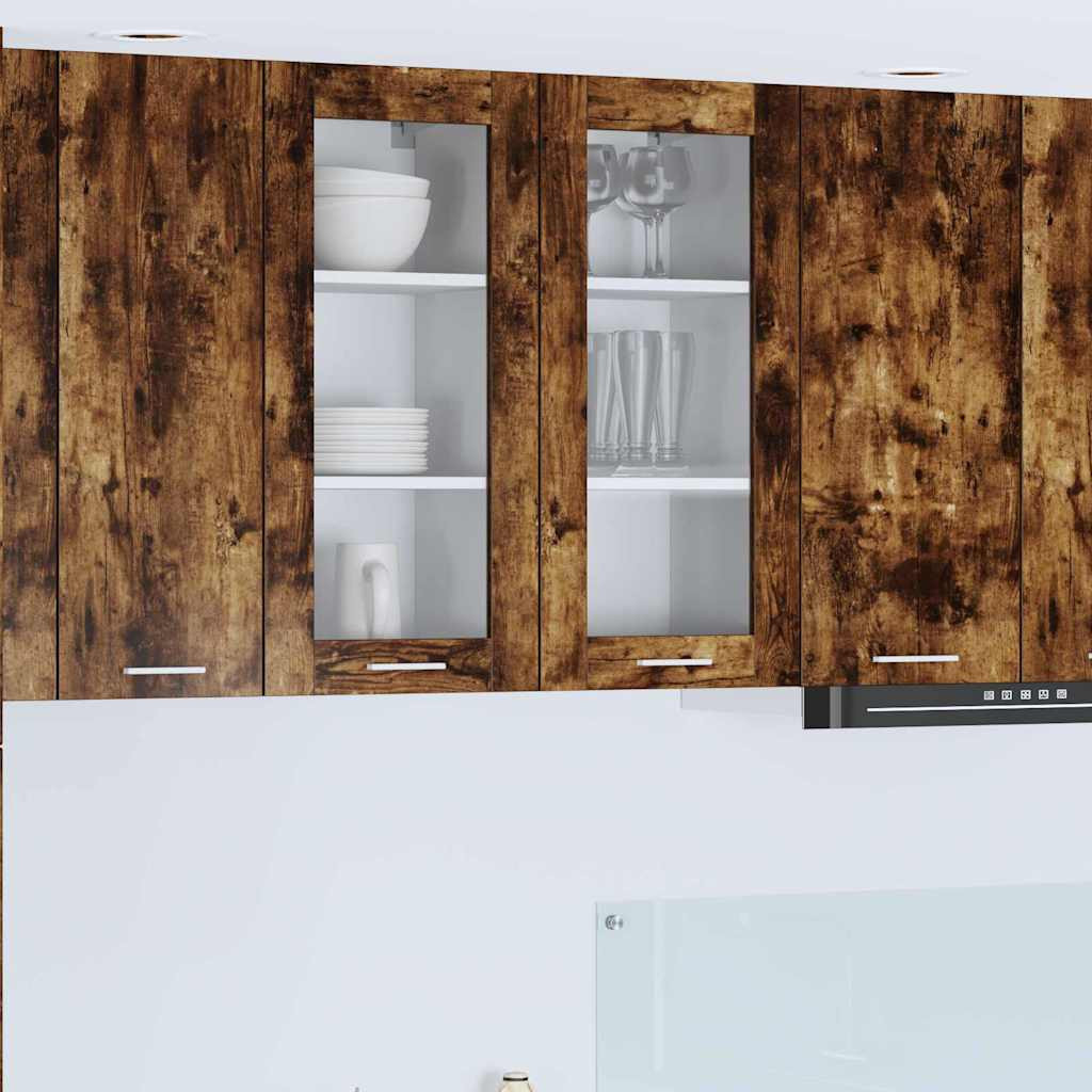 vidaXL Hängeschrank Geräucherte Eiche 40 x 31 x 80 cm Holzwerkstoff