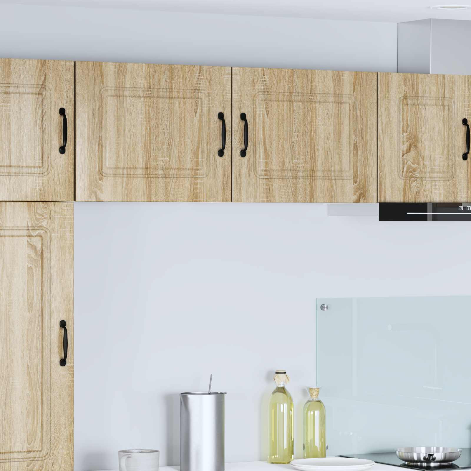 vidaXL Geschirrspülerfront Kalmar 2 pcs Sonoma-Eiche 50 x 31 x 40 cm