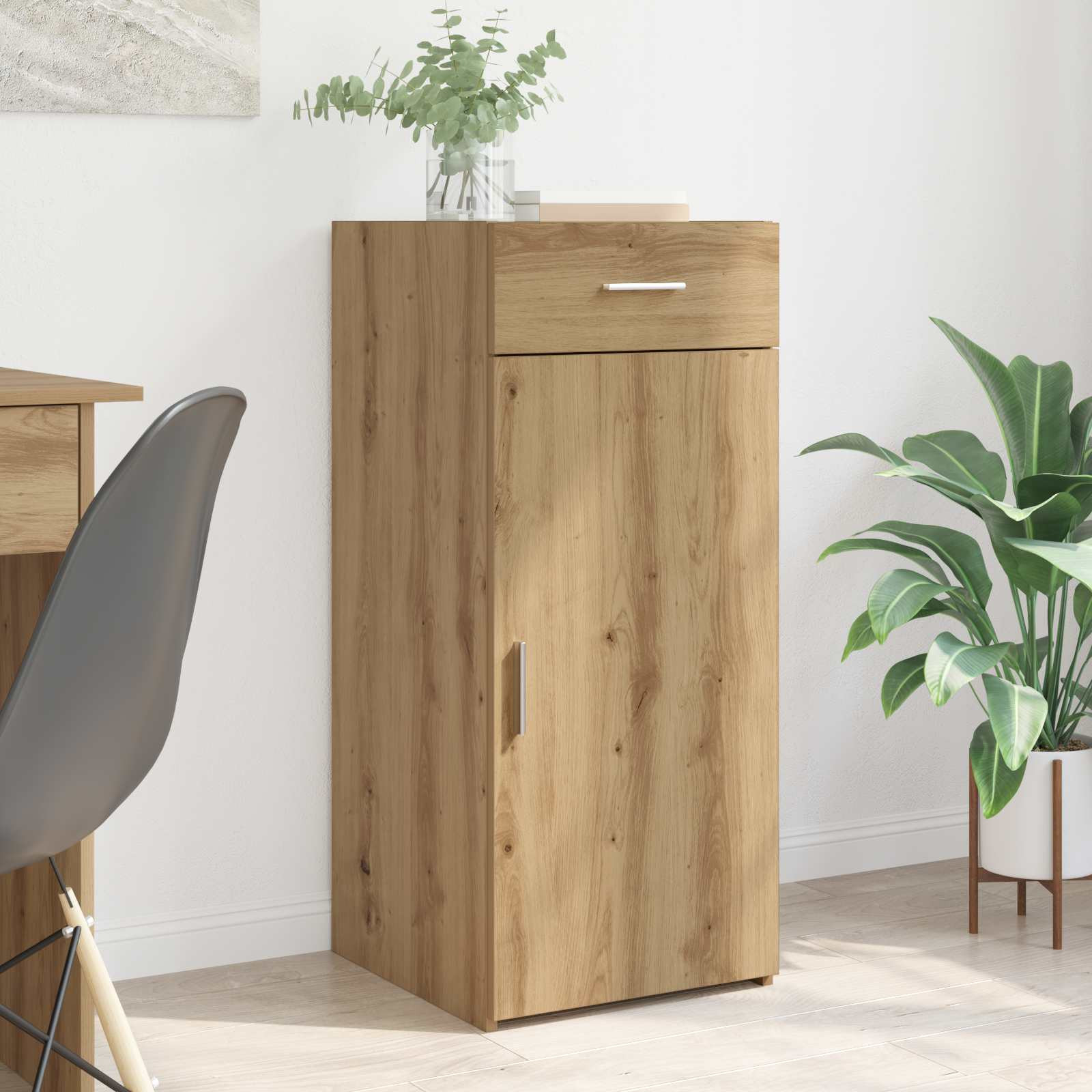 vidaXL Aufbewahrungsschrank Artisan-Eiche 40 x 42,5 x 93 cm