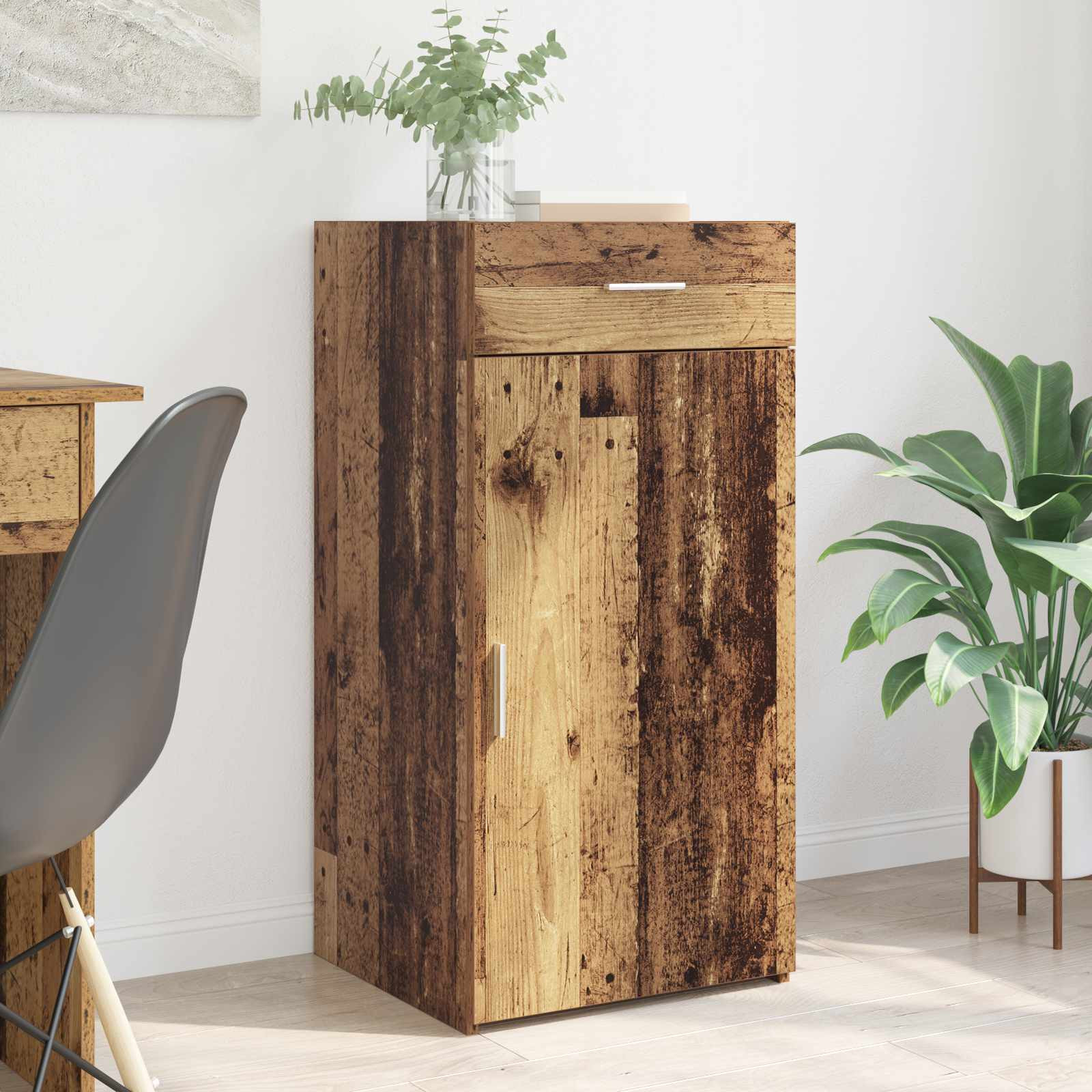 vidaXL Sideboard Altholz 45 x 42,5 x 93 cm Holzwerkstoff