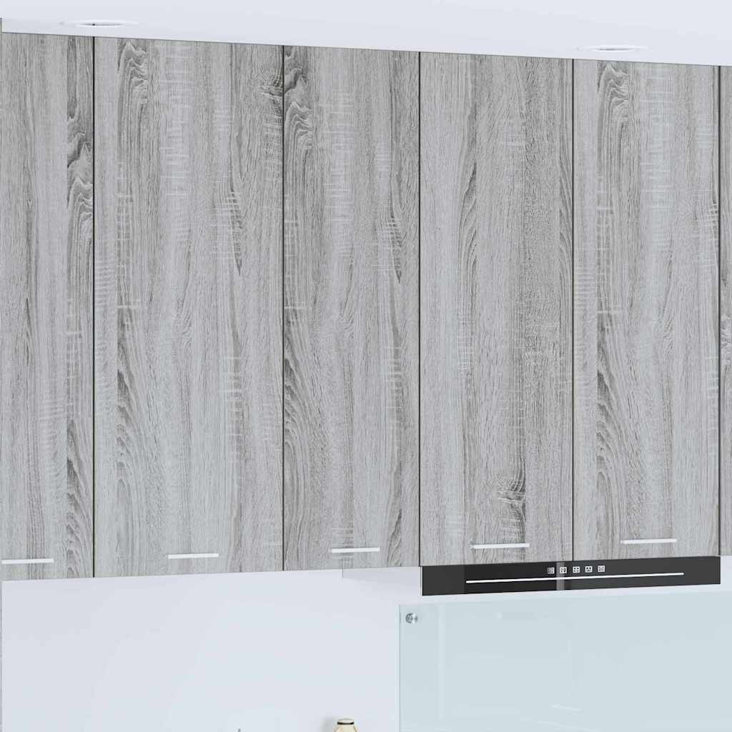 vidaXL Hängeschrank Graues Sonoma 30 x 31 x 100 cm Holzwerkstoff