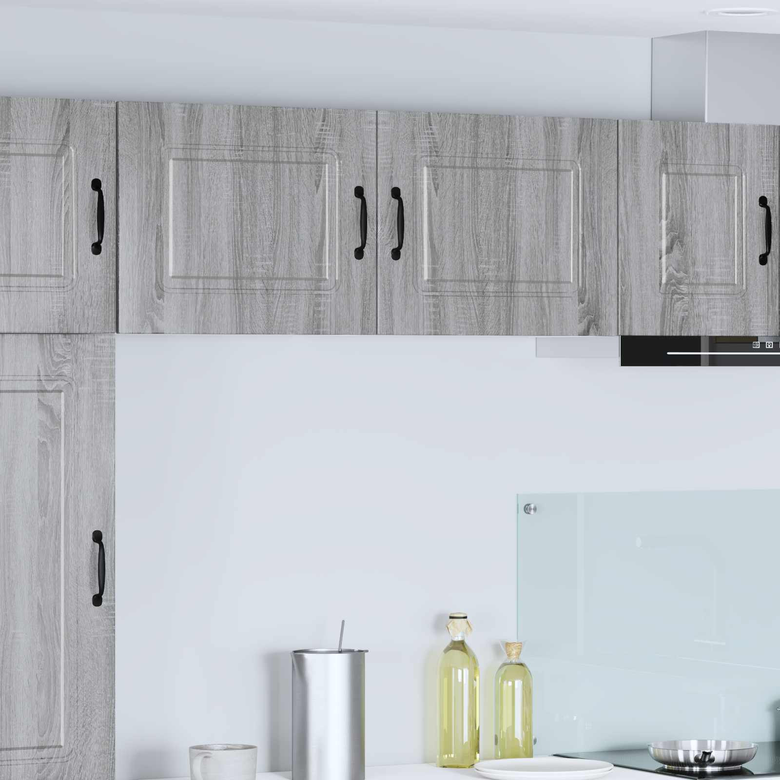 vidaXL Geschirrspülerfront Kalmar 2 pcs Graues Sonoma 50 x 31 x 40 cm