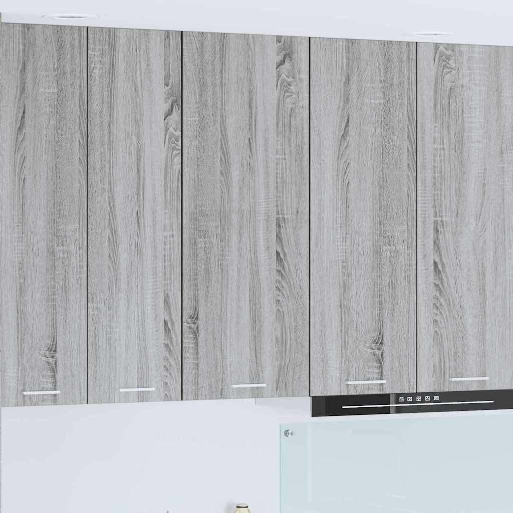 vidaXL Hängeschrank Riga Graues Sonoma 40 x 31 x 100 cm Holzwerkstoff