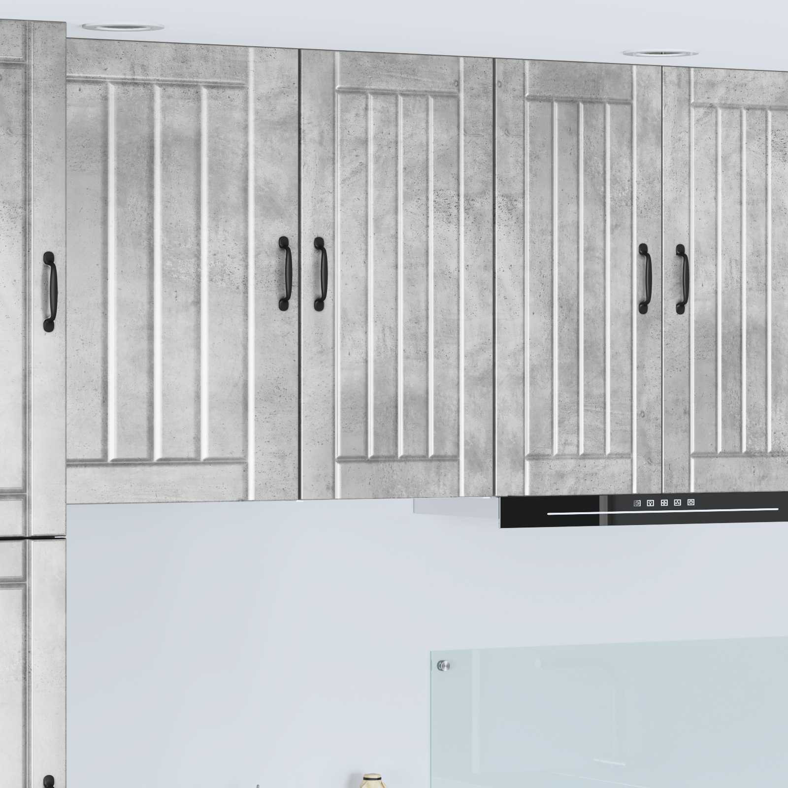 vidaXL Wandschrank LUCCA Betongrau 40 x 31 x 80 cm Holzwerkstoff