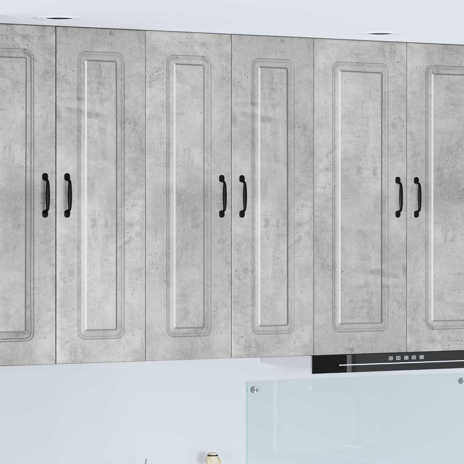 vidaXL Geschirrspülerfront Kalmar Beton Grau 60 x 31 x 100 cm