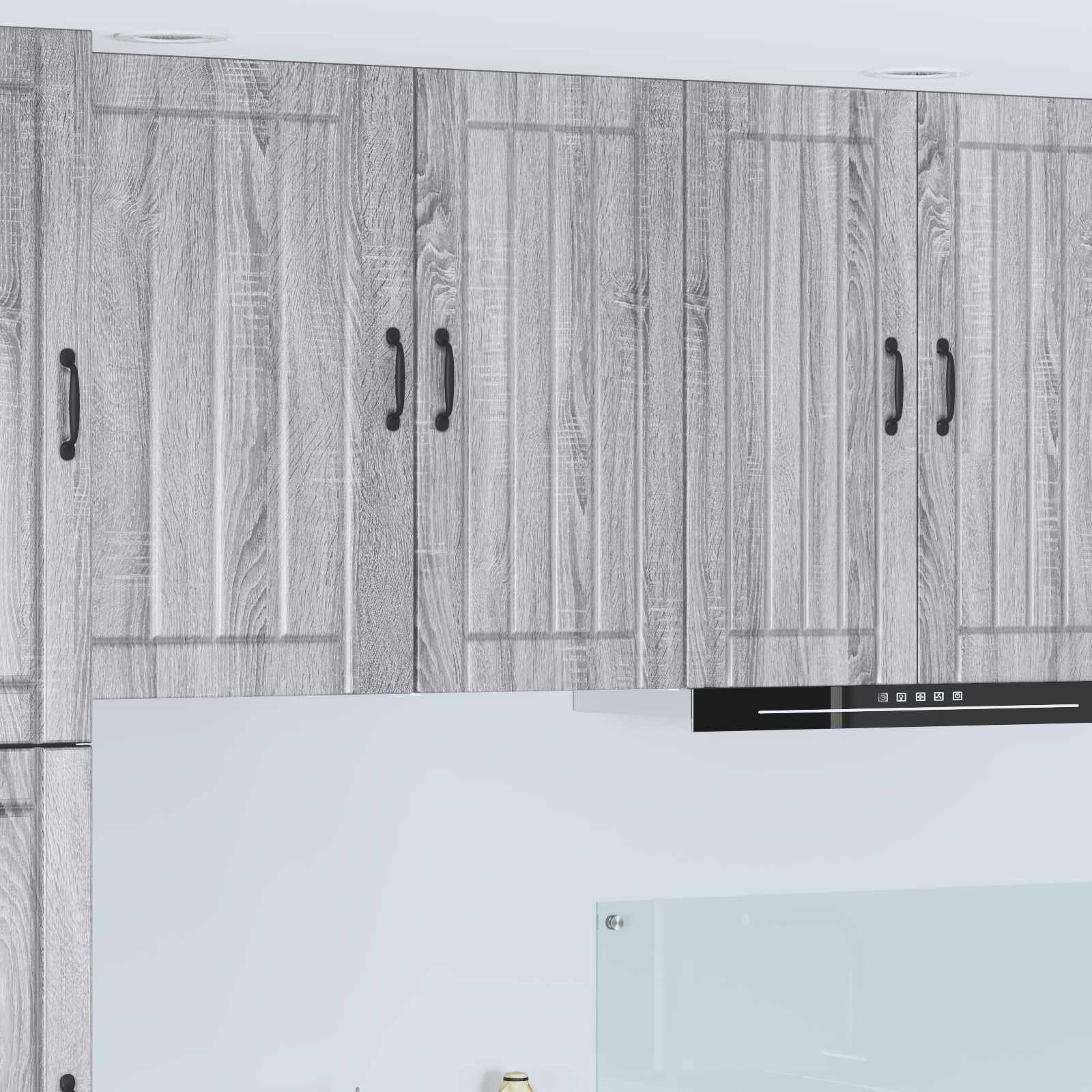 vidaXL Wandschrank LUCCA Graues Sonoma 40 x 31 x 80 cm Holzwerkstoff