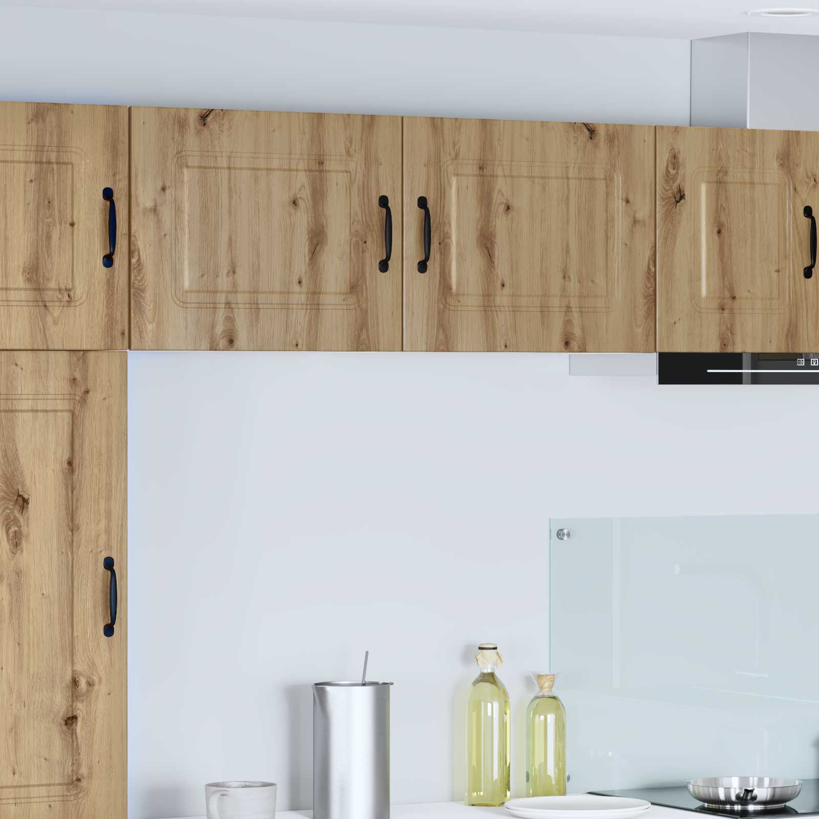 vidaXL Geschirrspülerfront Kalmar 2 pcs Artisan-Eiche Holzwerkstoff