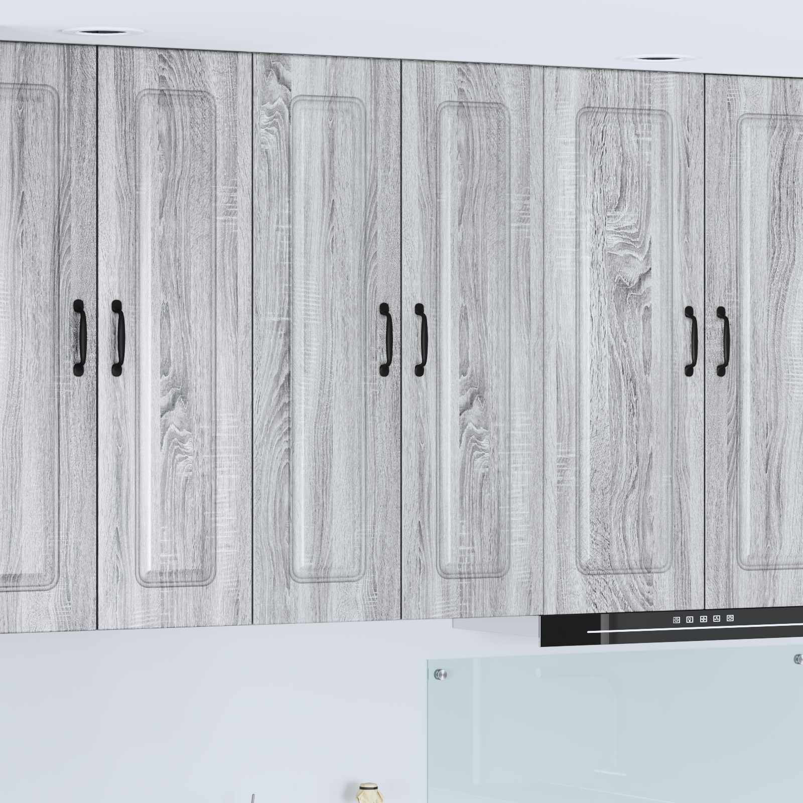 vidaXL Geschirrspülerfront Kalmar Graues Sonoma 60 x 31 x 100 cm
