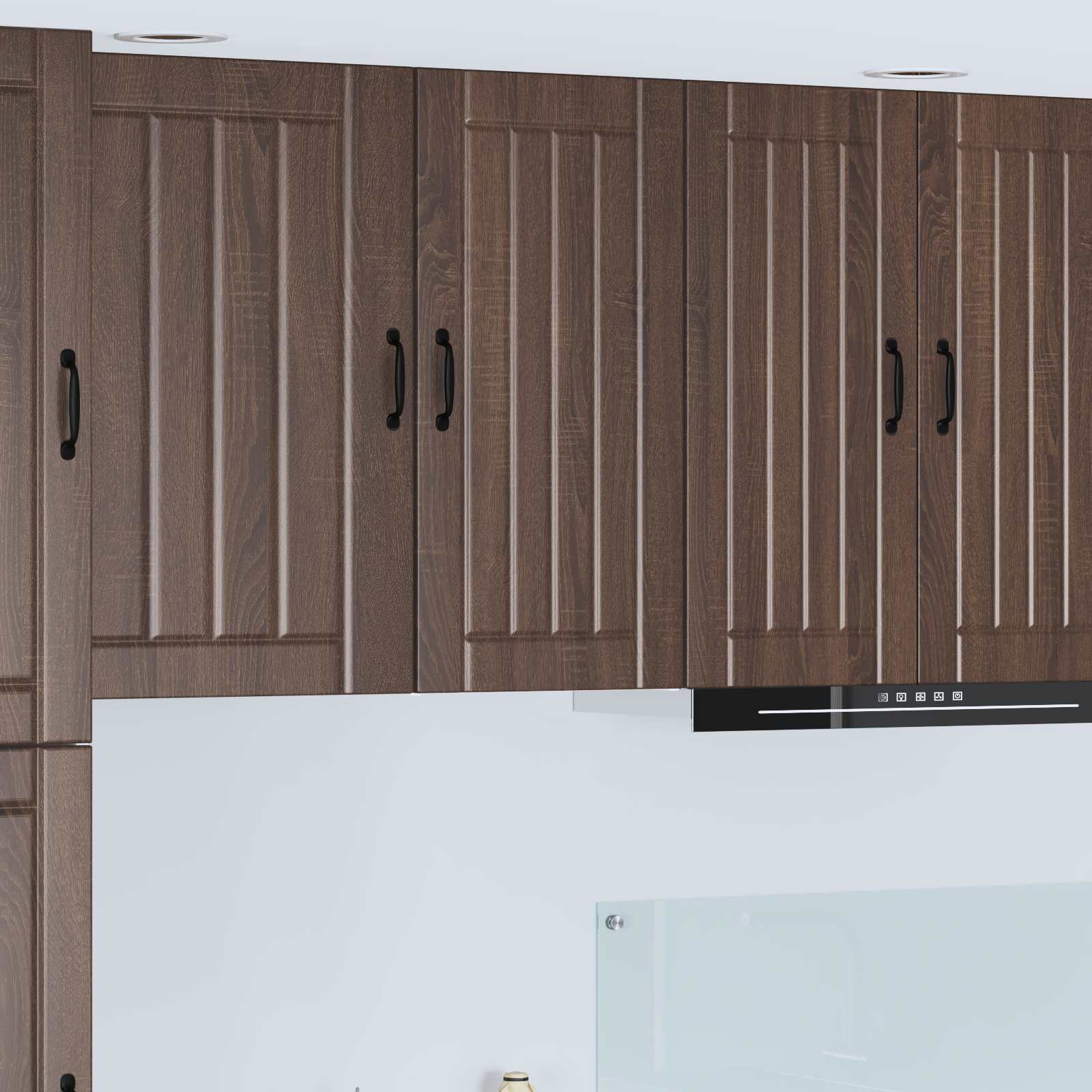vidaXL Wandschrank LUCCA Brauneiche 40 x 31 x 80 cm Holzwerkstoff