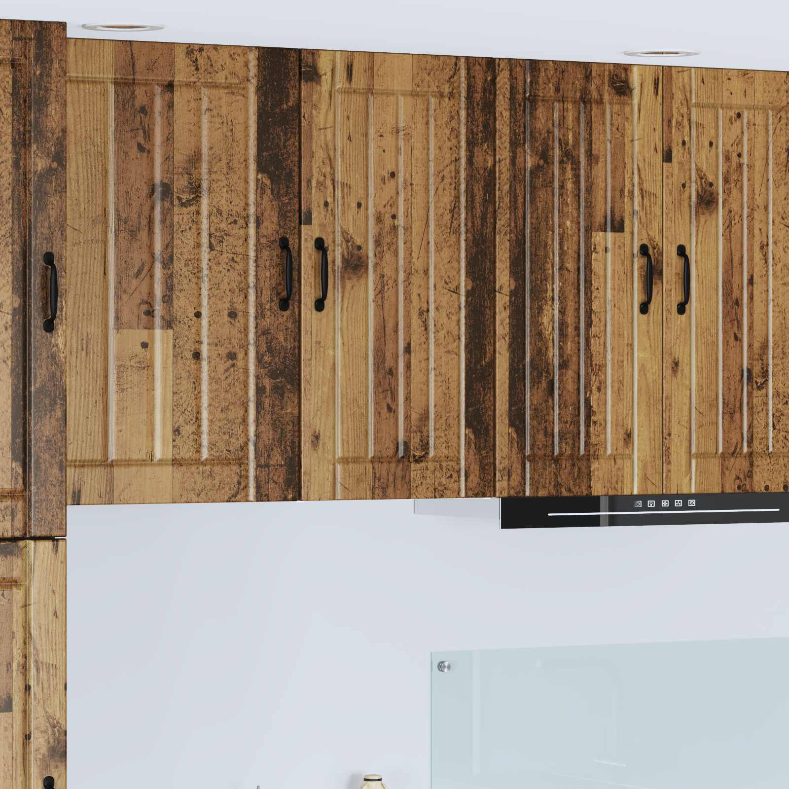 vidaXL Wandschrank LUCCA Altholz 40 x 31 x 80 cm Holzwerkstoff