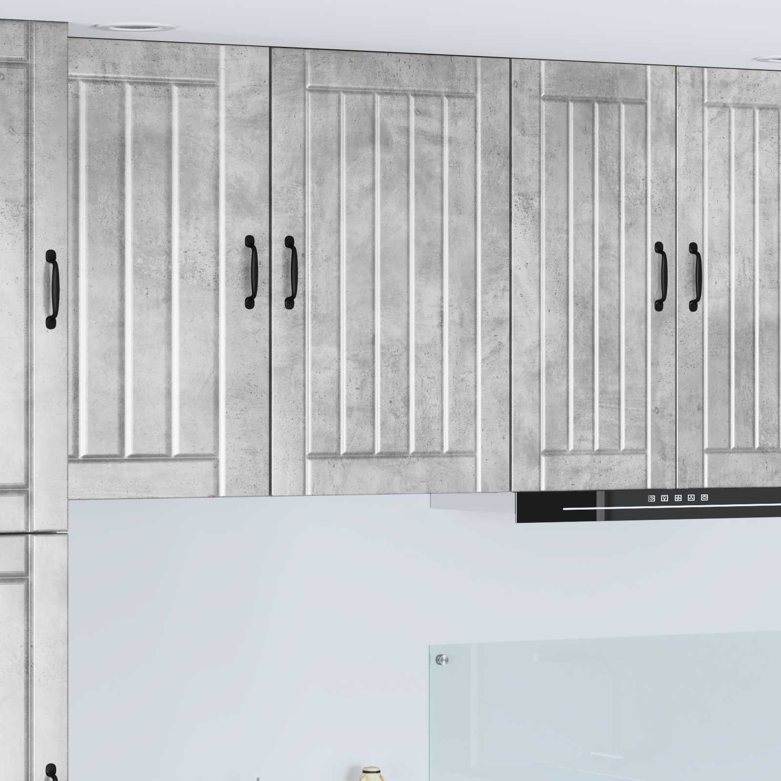 vidaXL Wandschrank LUCCA Betongrau 50 x 31 x 80 cm Holzwerkstoff