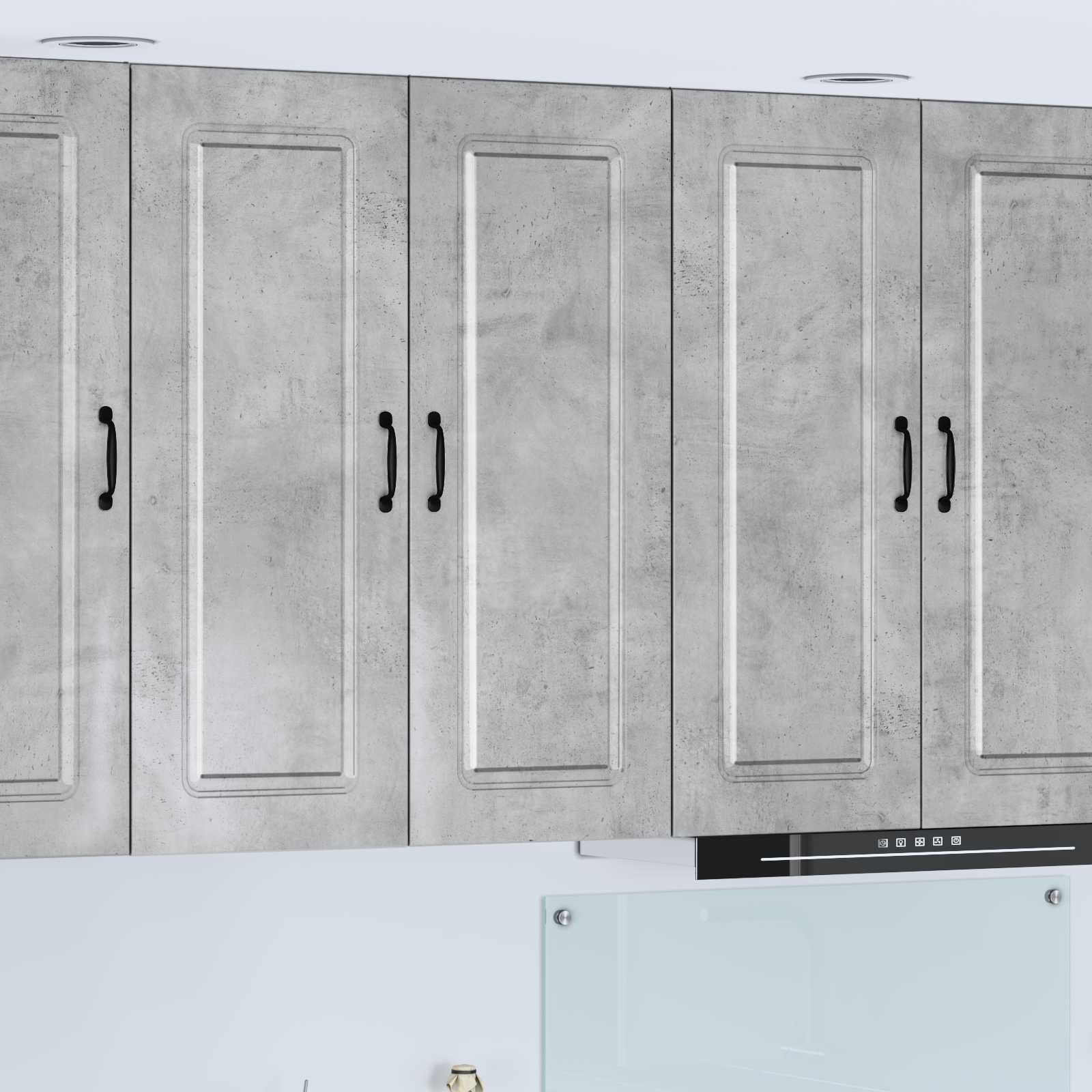vidaXL Geschirrspülerfront Kalmar Beton Grau 80 x 31 x 100 cm