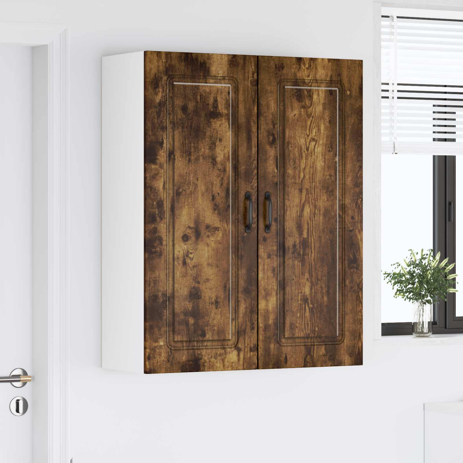 vidaXL Geschirrspülerfront Kalmar Geräucherte Eiche 80 x 31 x 100 cm