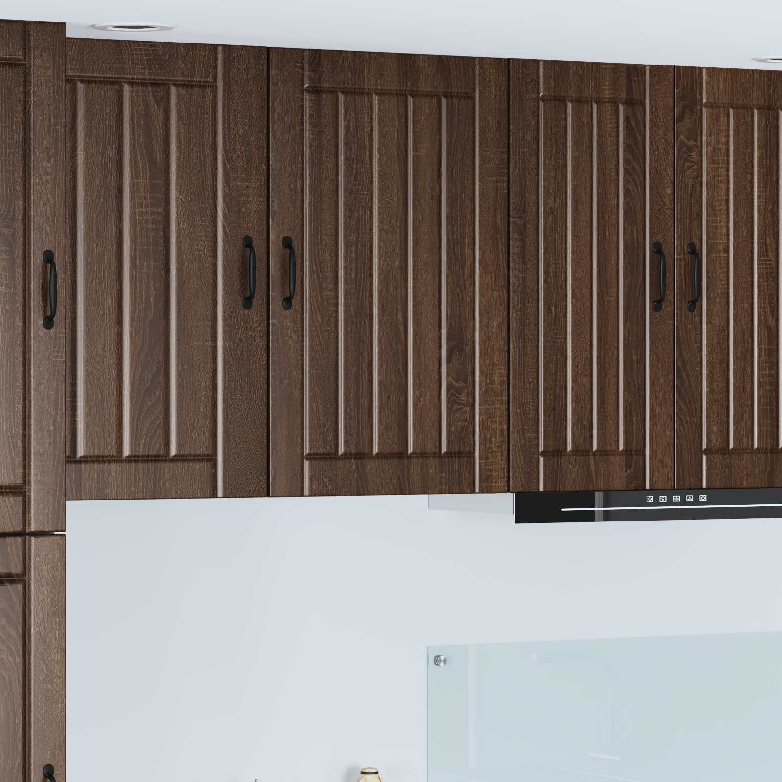 vidaXL Wandschrank LUCCA Brauneiche 50 x 31 x 80 cm Holzwerkstoff