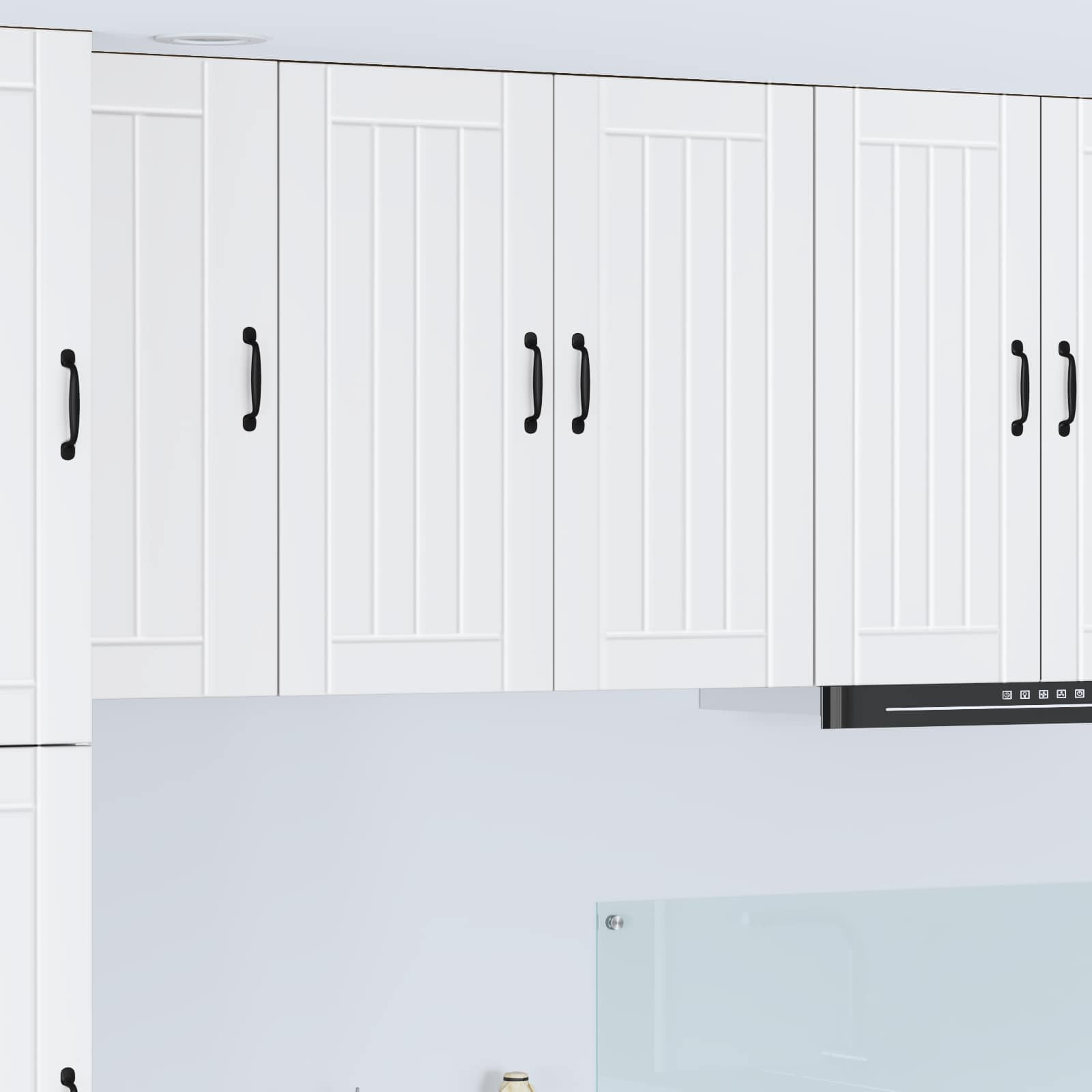 vidaXL Wandschrank LUCCA Weiß 80 x 31 x 80 cm Holzwerkstoff