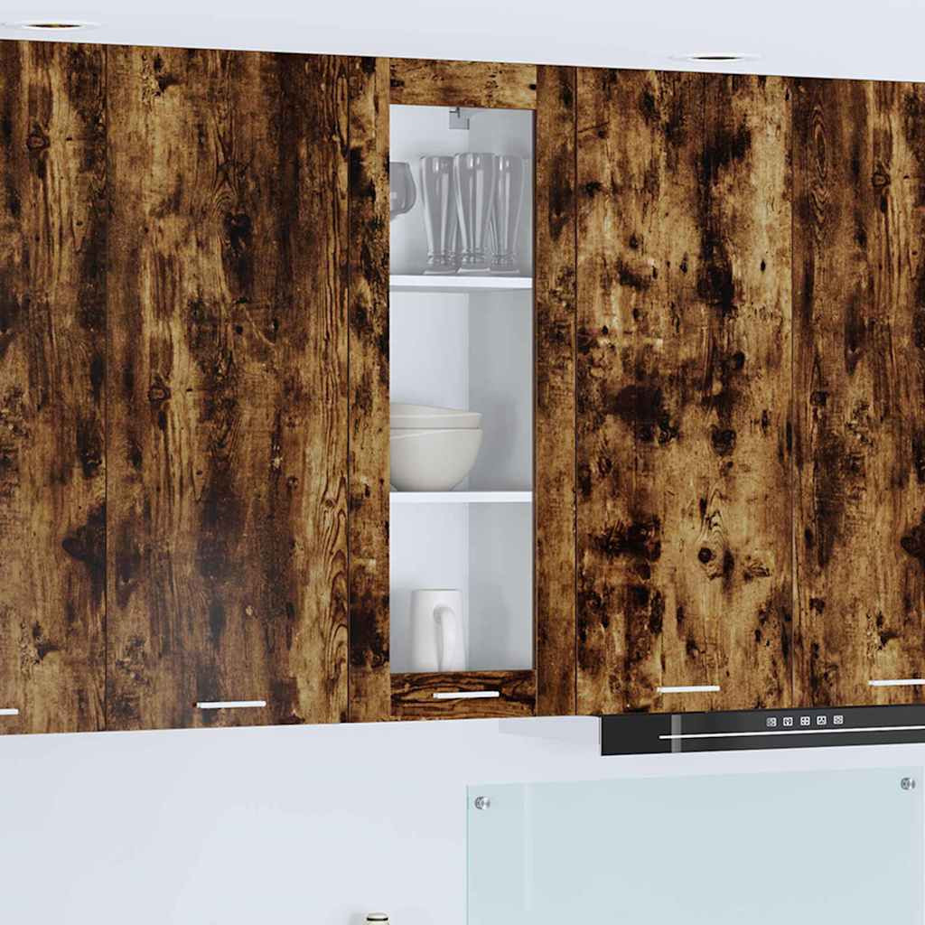 vidaXL Hängeschrank Geräucherte Eiche 40 x 31 x 100 cm Holzwerkstoff