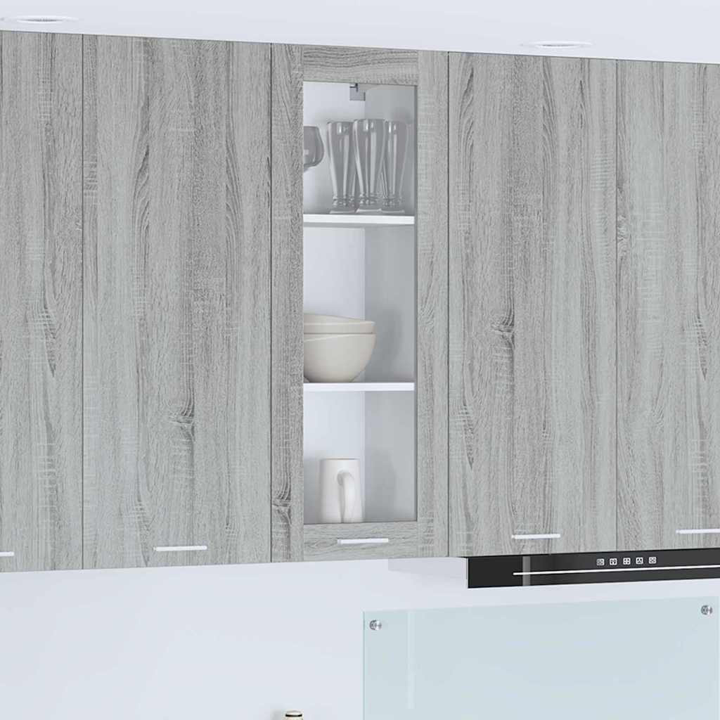 vidaXL Hängeschrank Graues Sonoma 40 x 31 x 100 cm Holzwerkstoff