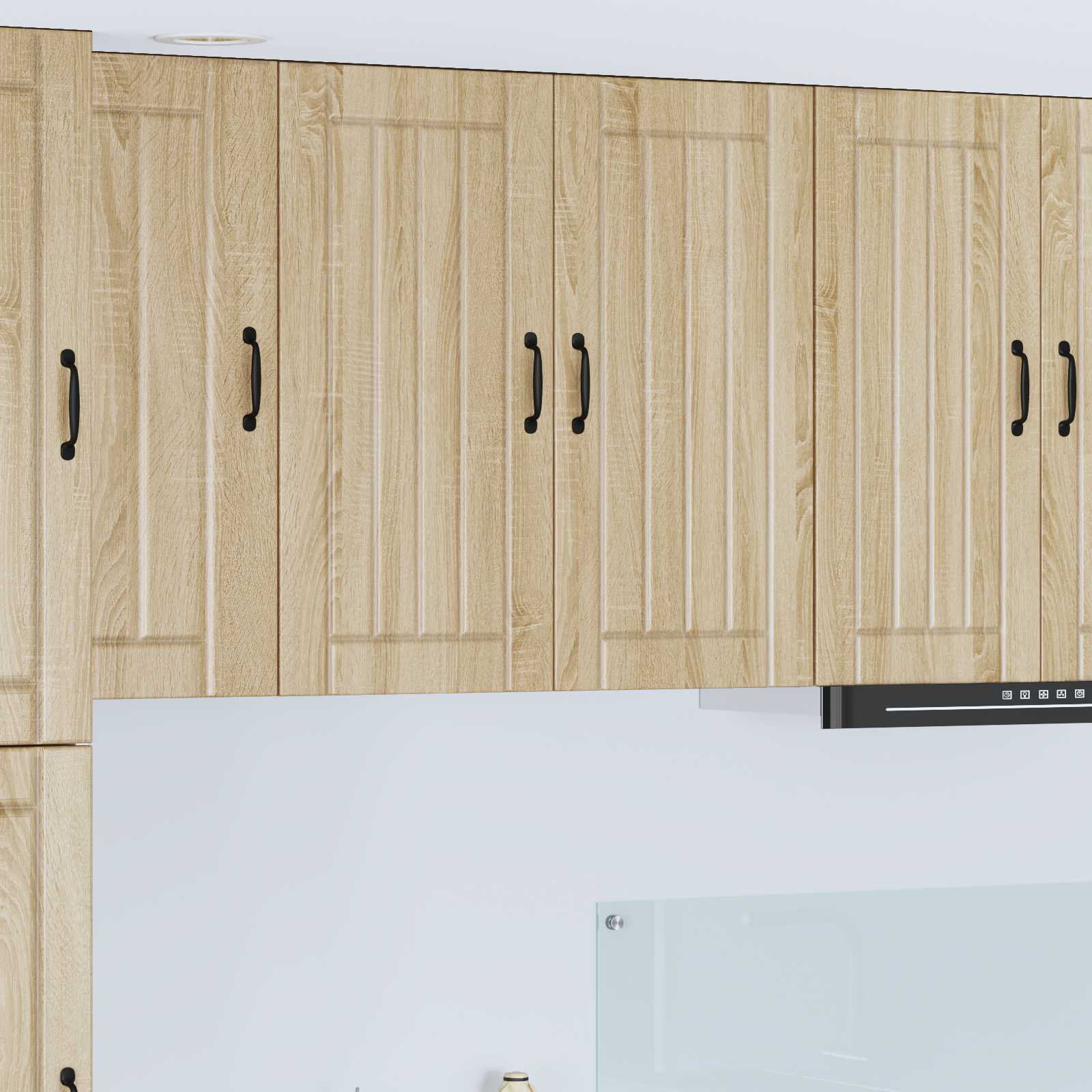 vidaXL Wandschrank LUCCA Sonoma-Eiche 80 x 31 x 80 cm Holzwerkstoff