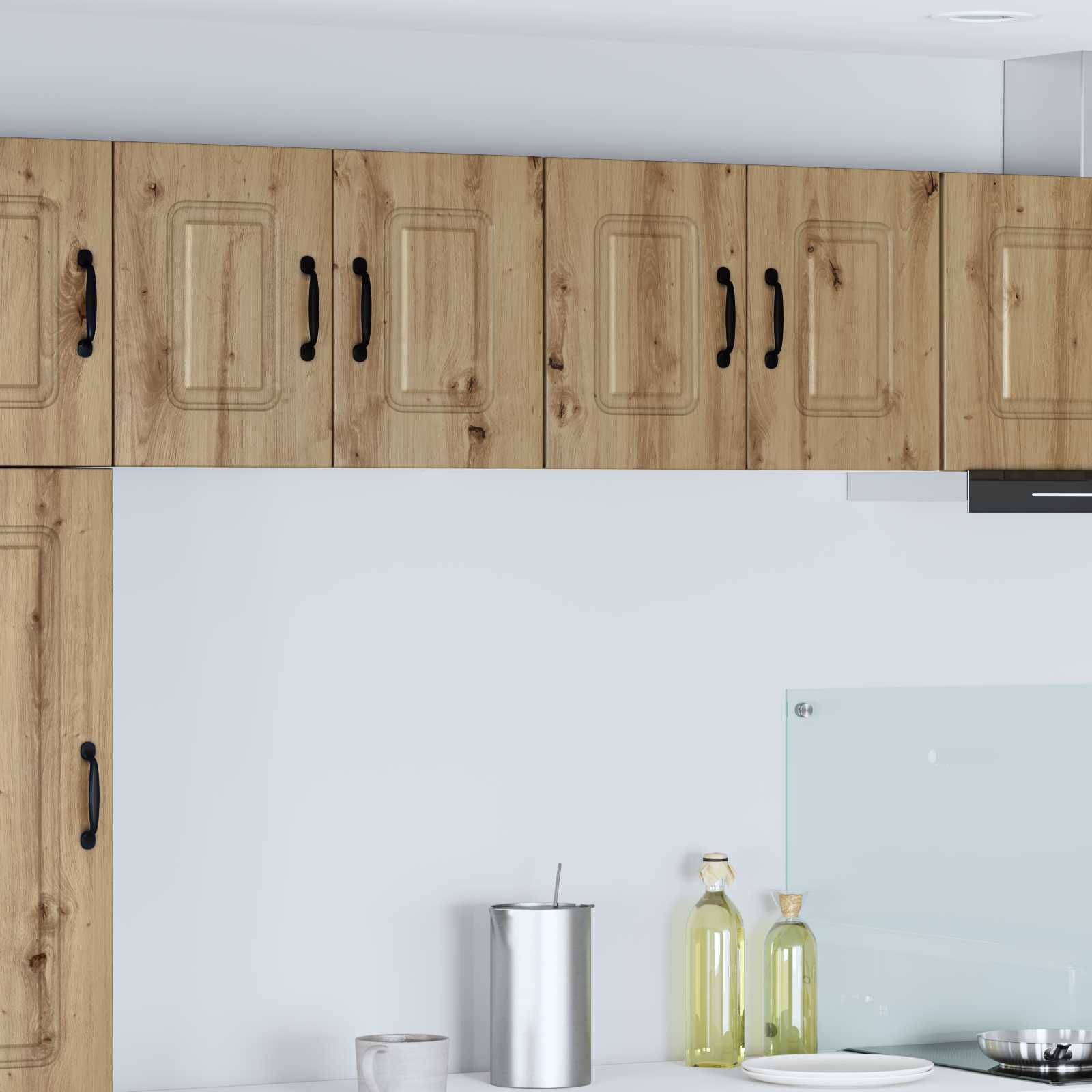 vidaXL Geschirrspülerfront Kalmar 2 pcs Artisan-Eiche Holzwerkstoff
