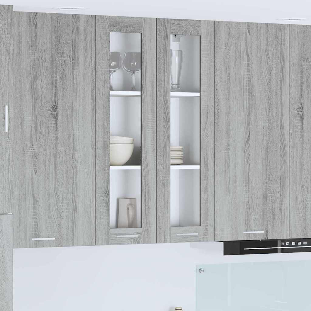 vidaXL Hängeschrank Graues Sonoma 60 x 31 x 100 cm Holzwerkstoff
