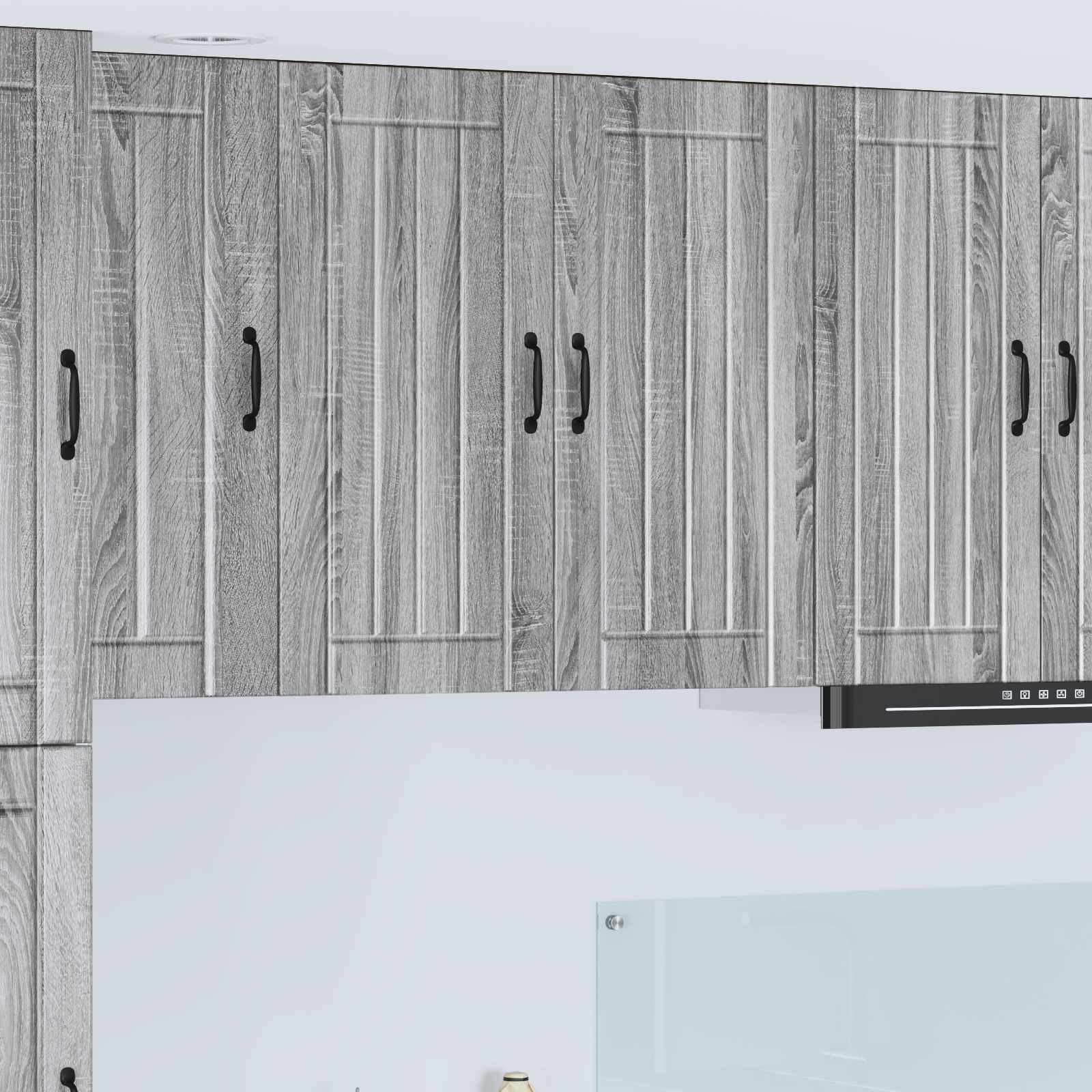 vidaXL Wandschrank LUCCA Graues Sonoma 80 x 31 x 80 cm Holzwerkstoff
