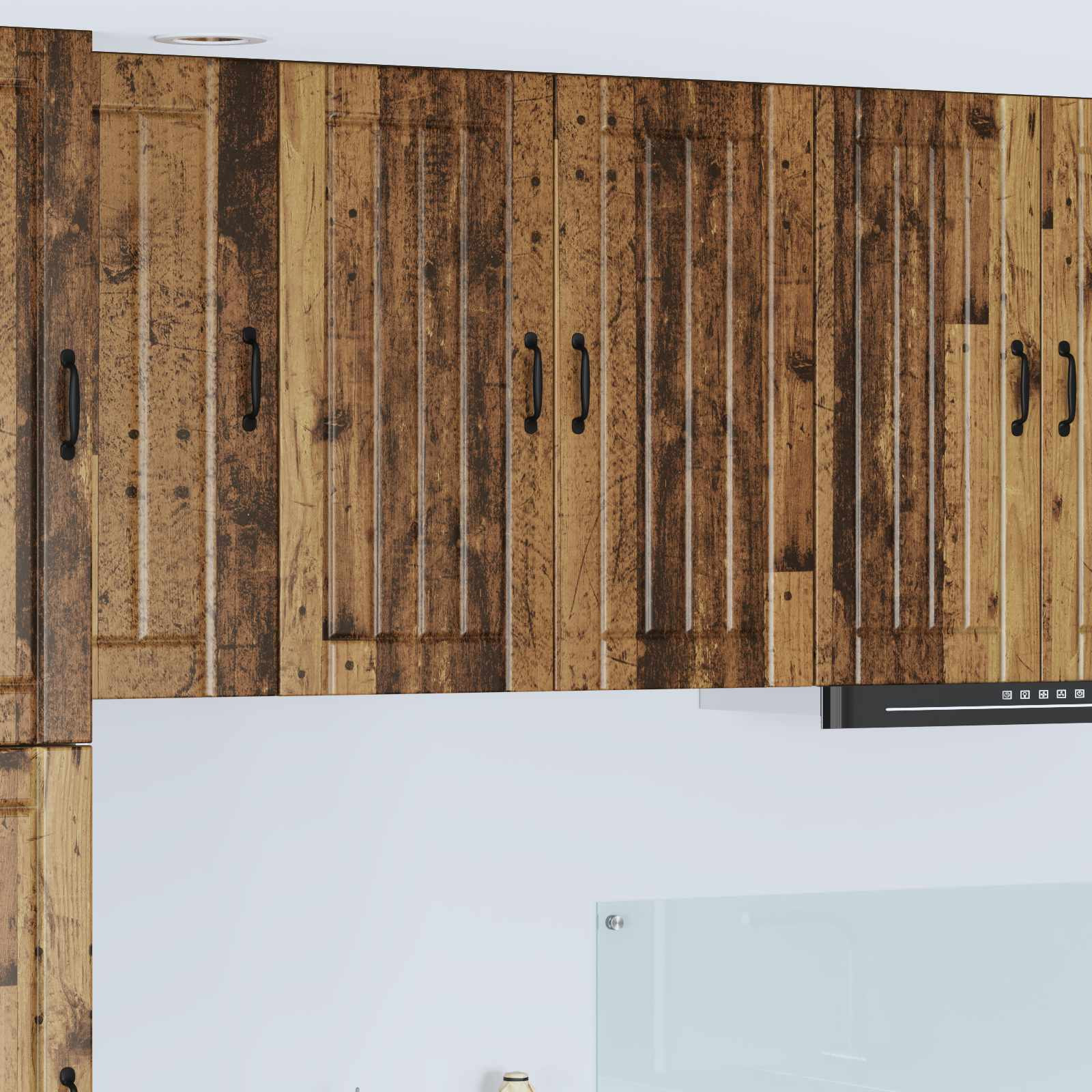 vidaXL Wandschrank LUCCA Altholz 80 x 31 x 80 cm Holzwerkstoff