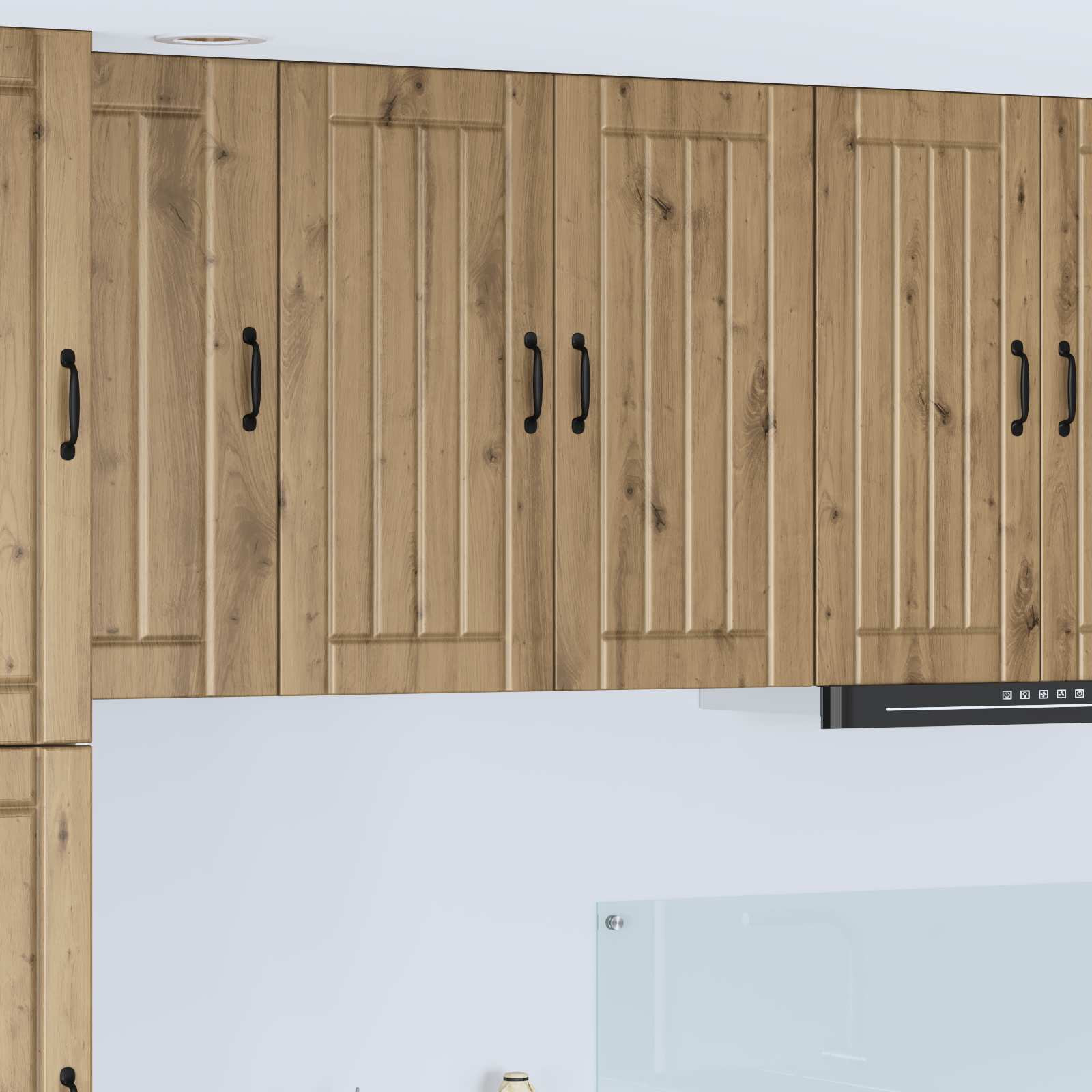 vidaXL Wandschrank LUCCA Artisan-Eiche 80 x 31 x 80 cm Holzwerkstoff