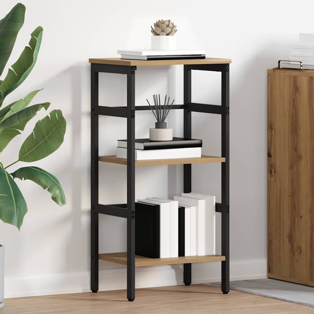 vidaXL Bücherregal 2 Ebenen 40 x 29,5 x 81 cm Holzwerkstoff