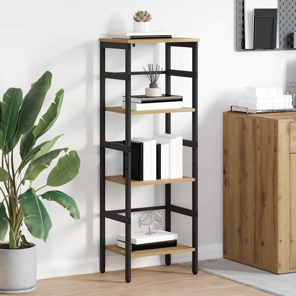 vidaXL Bücherregal 3 Ebenen 40 x 29,5 x 115 cm Holzwerkstoff