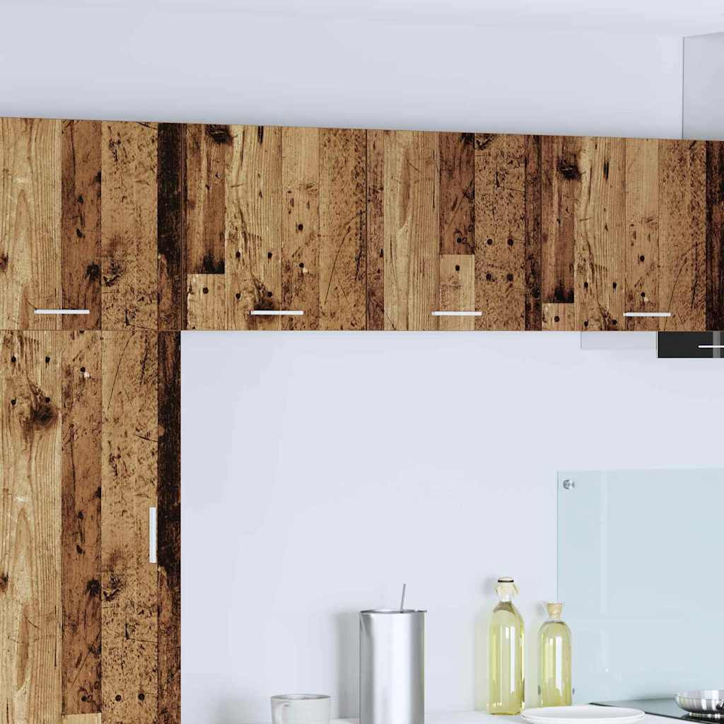 vidaXL Hängeschrank Altes Holz und Weiß 40 x 31 x 40 cm Holzwerkstoff