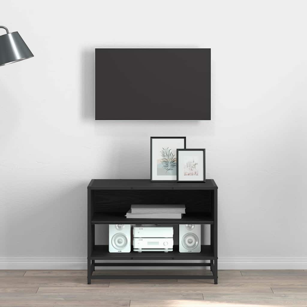 vidaXL TV-Einheiten Schwarz Eichen-Optik 61 x 40 x 46 cm Holzwerkstoff