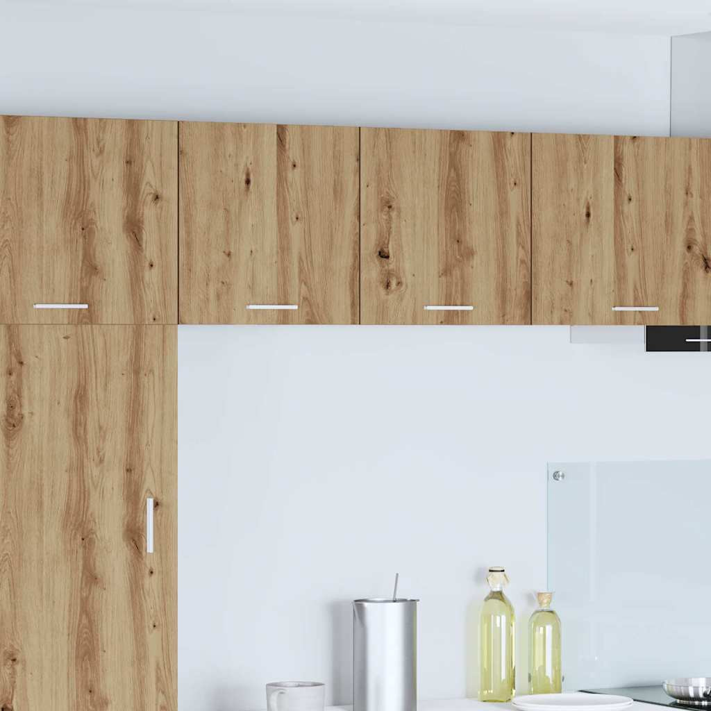 vidaXL Hängeschrank 2 pcs Artisan-Eiche und Weiß 40 x 31 x 40 cm