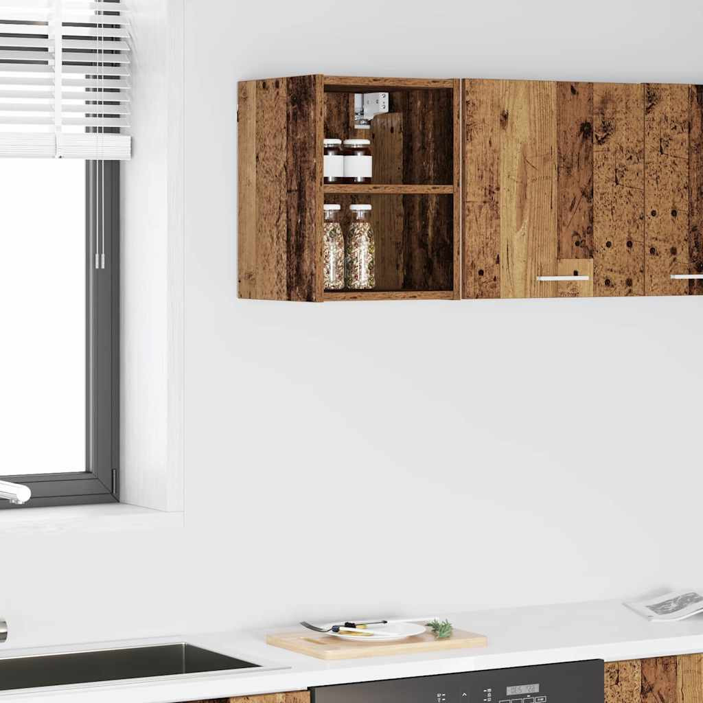 vidaXL Hängeschrank Altholz 30 x 29,5 x 40 cm Holzwerkstoff