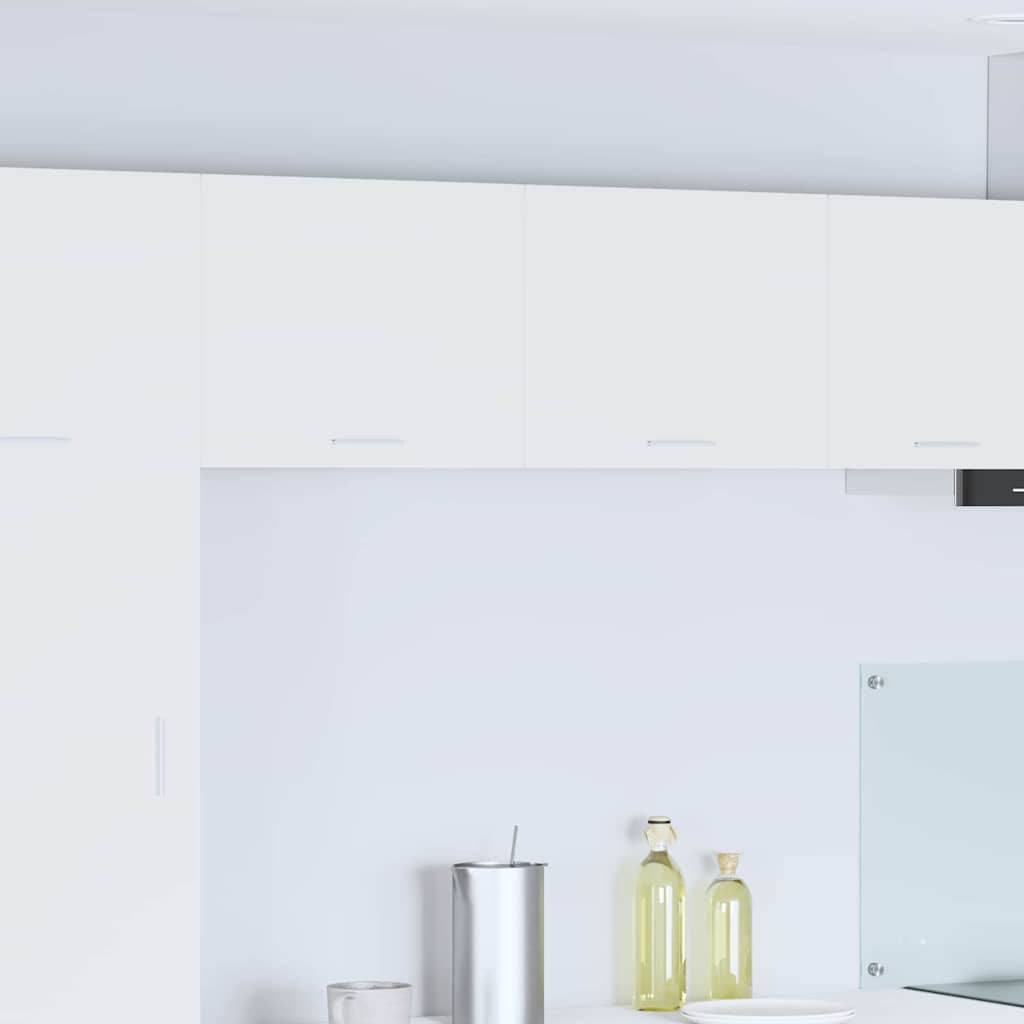 vidaXL Hängeschrank mit Tür 2 pcs Weiß 50 x 31 x 40 cm Holzwerkstoff