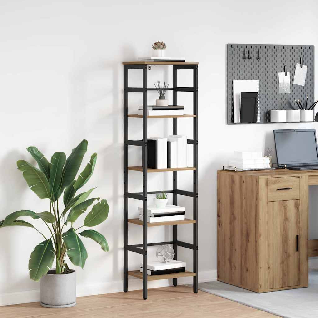 vidaXL Bücherregal 4 Ebenen 40 x 29,5 x 149 cm Holzwerkstoff