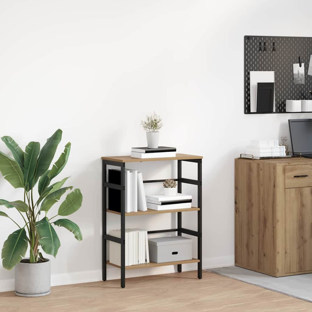 vidaXL Bücherregal 2 Ebenen 60 x 29,5 x 81 cm Holzwerkstoff