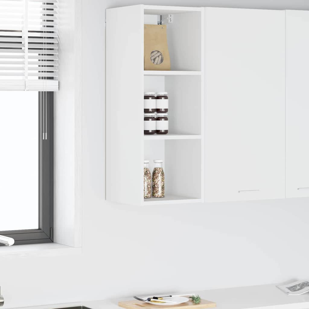 vidaXL Hängeschrank Riga Weiß 30 x 29,5 x 80 cm Holzwerkstoff