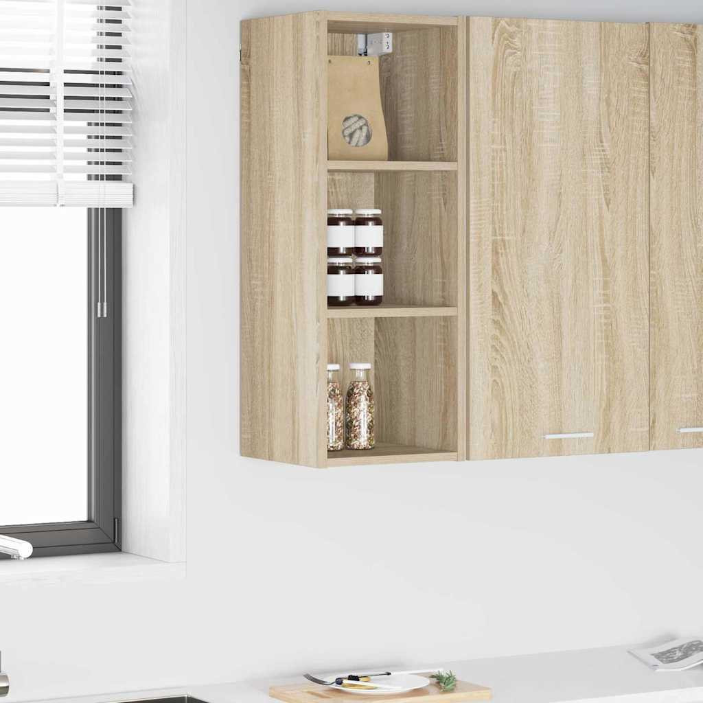 vidaXL Hängeschrank Sonoma-Eiche 30 x 29,5 x 80 cm Holzwerkstoff