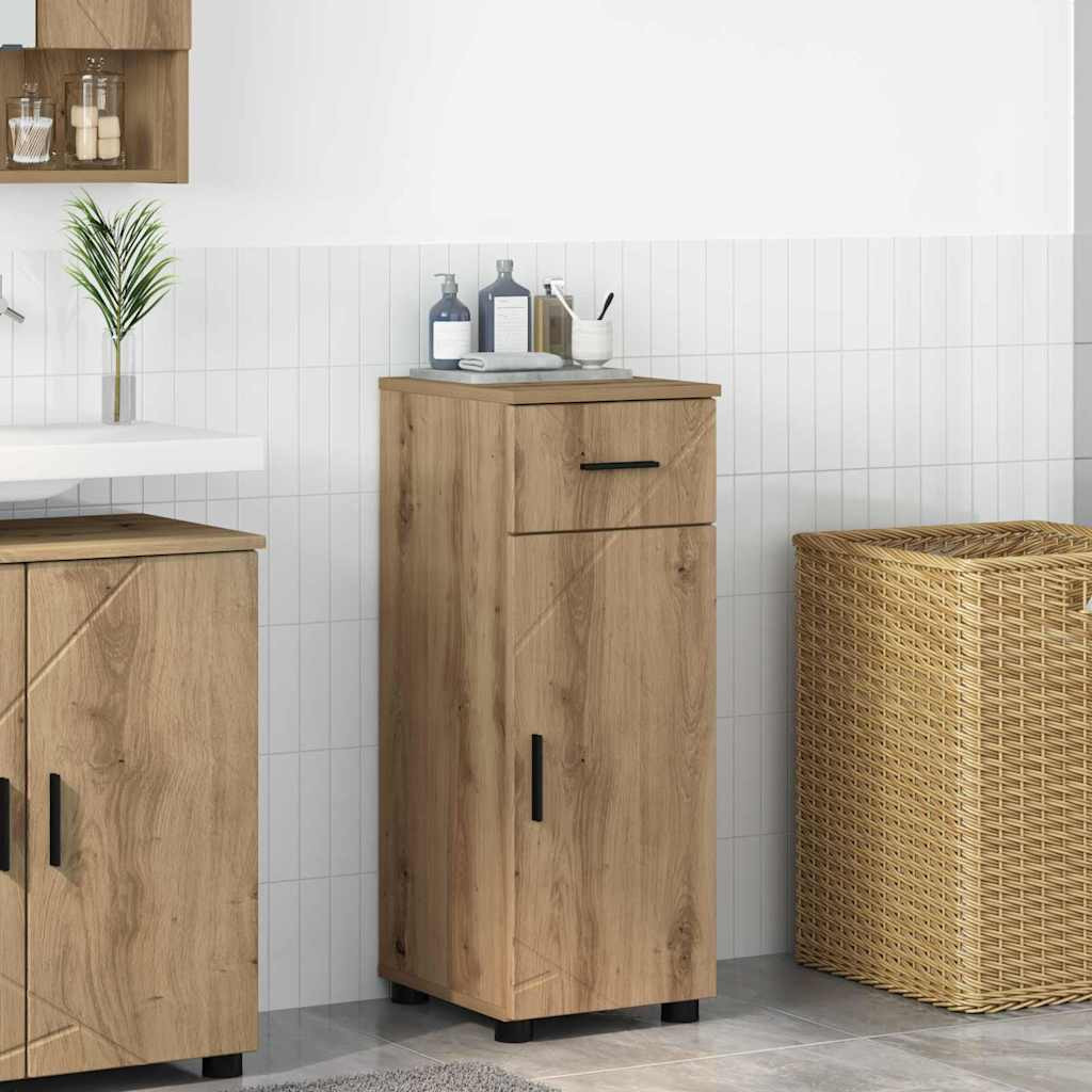 vidaXL Badezimmerschrank Artisan-Eiche 30 x 35 x 80 cm