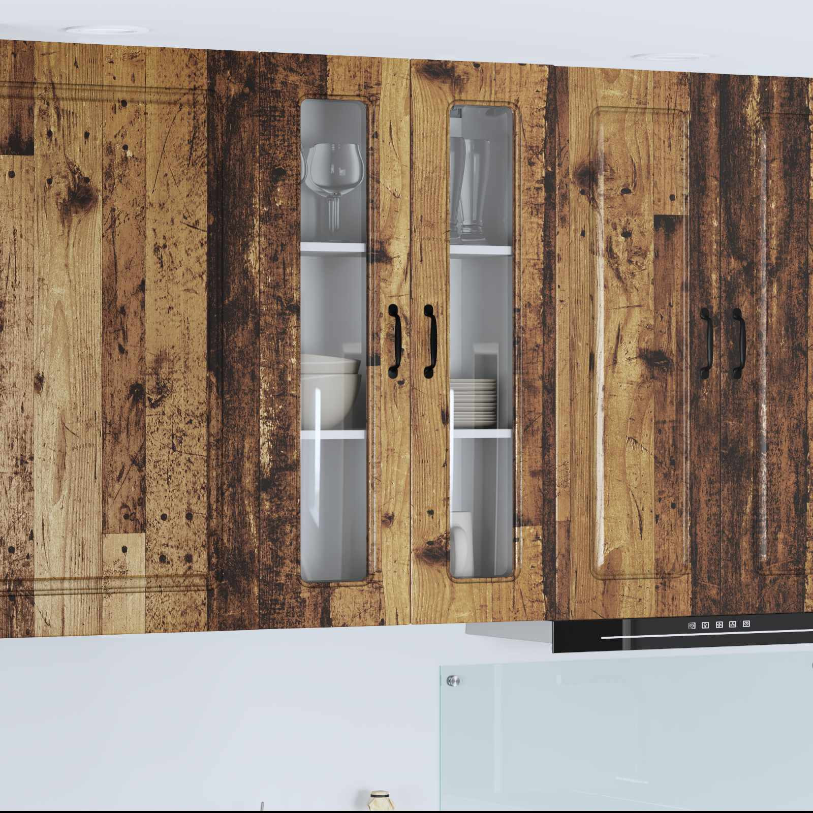 vidaXL Geschirrspülerfront Kalmar Altholz 60 x 31 x 100 cm