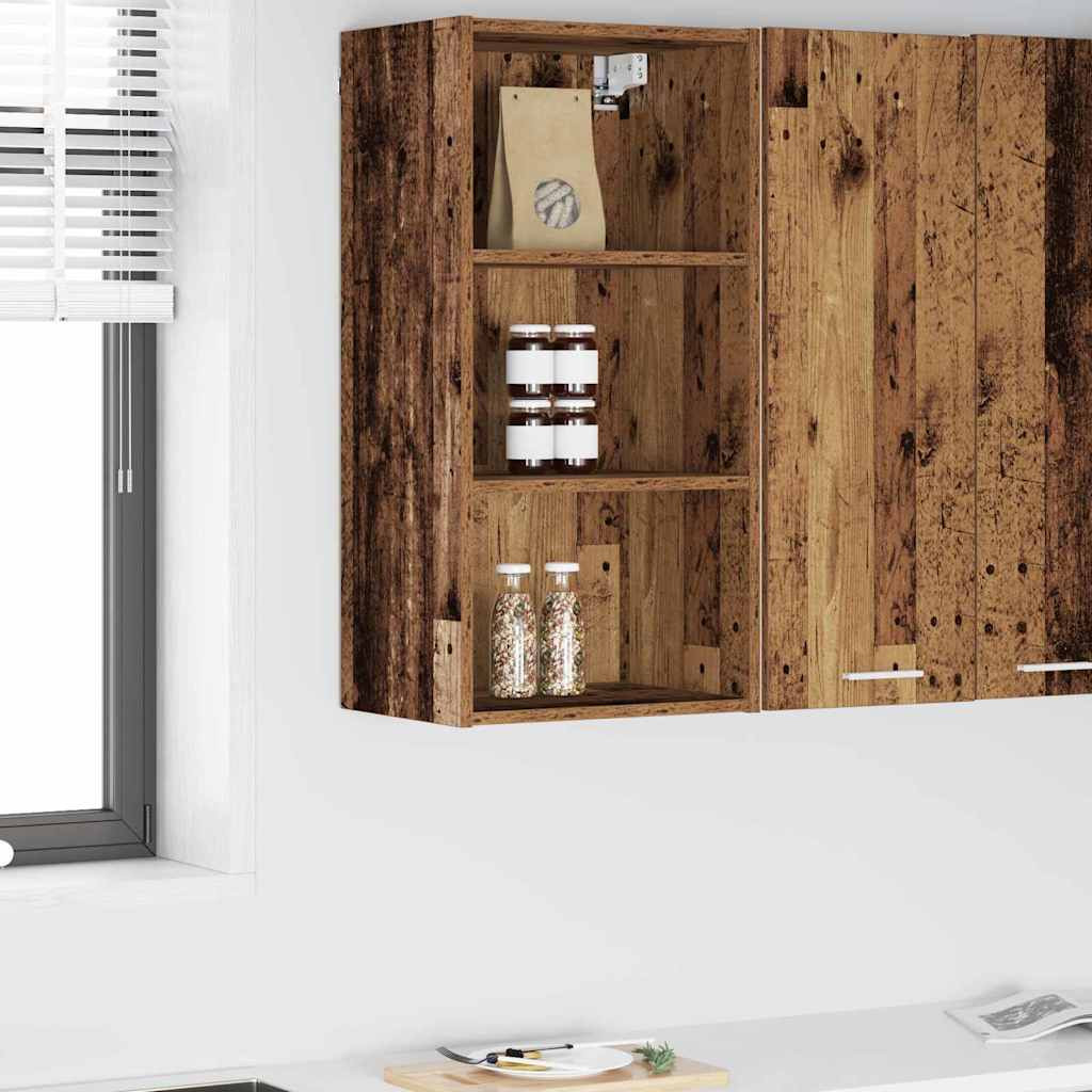 vidaXL Hängeschrank Altholz 40 x 29,5 x 80 cm Holzwerkstoff