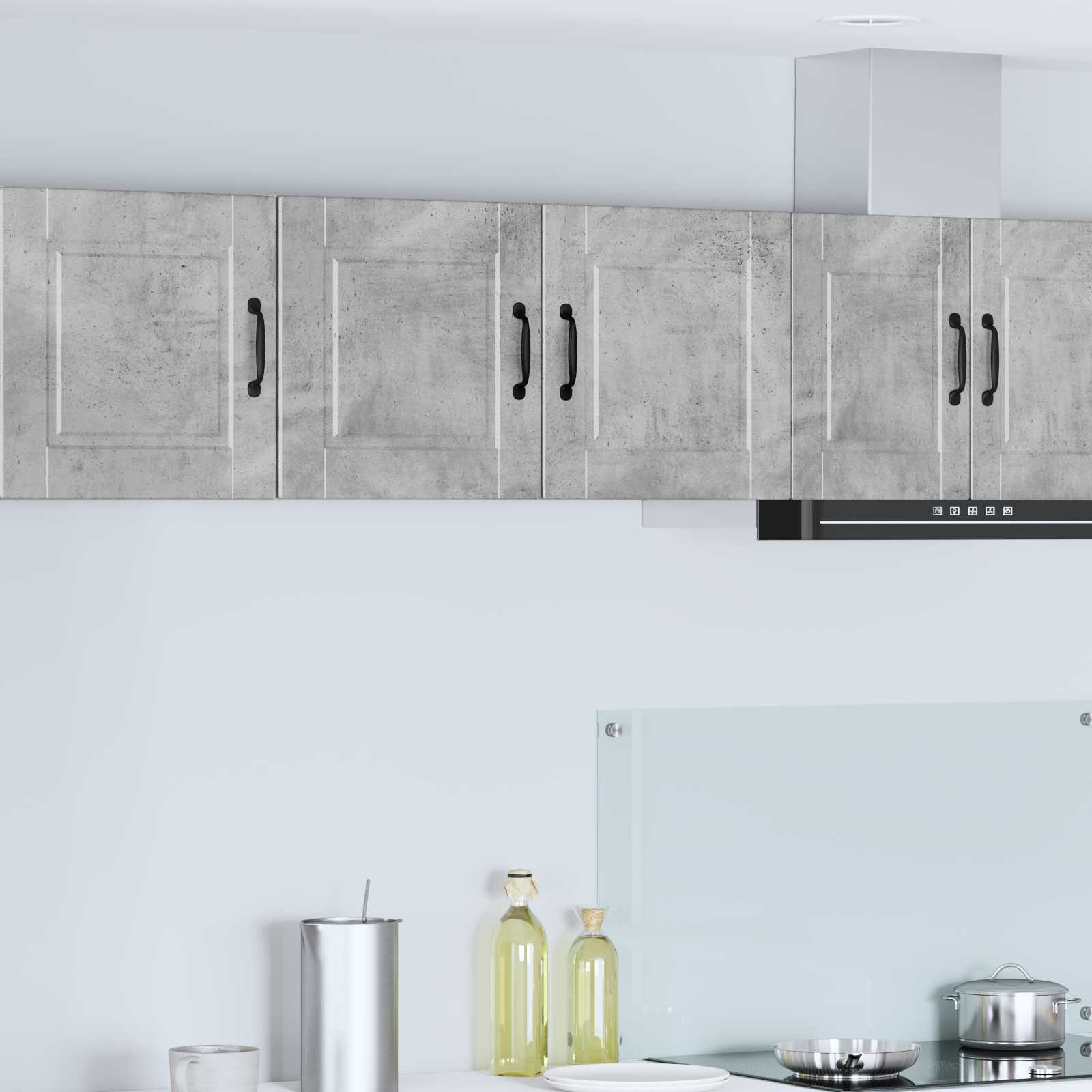 vidaXL Wandschrank PORTO Beton Grau 80 x 31 x 40 cm Holzwerkstoff