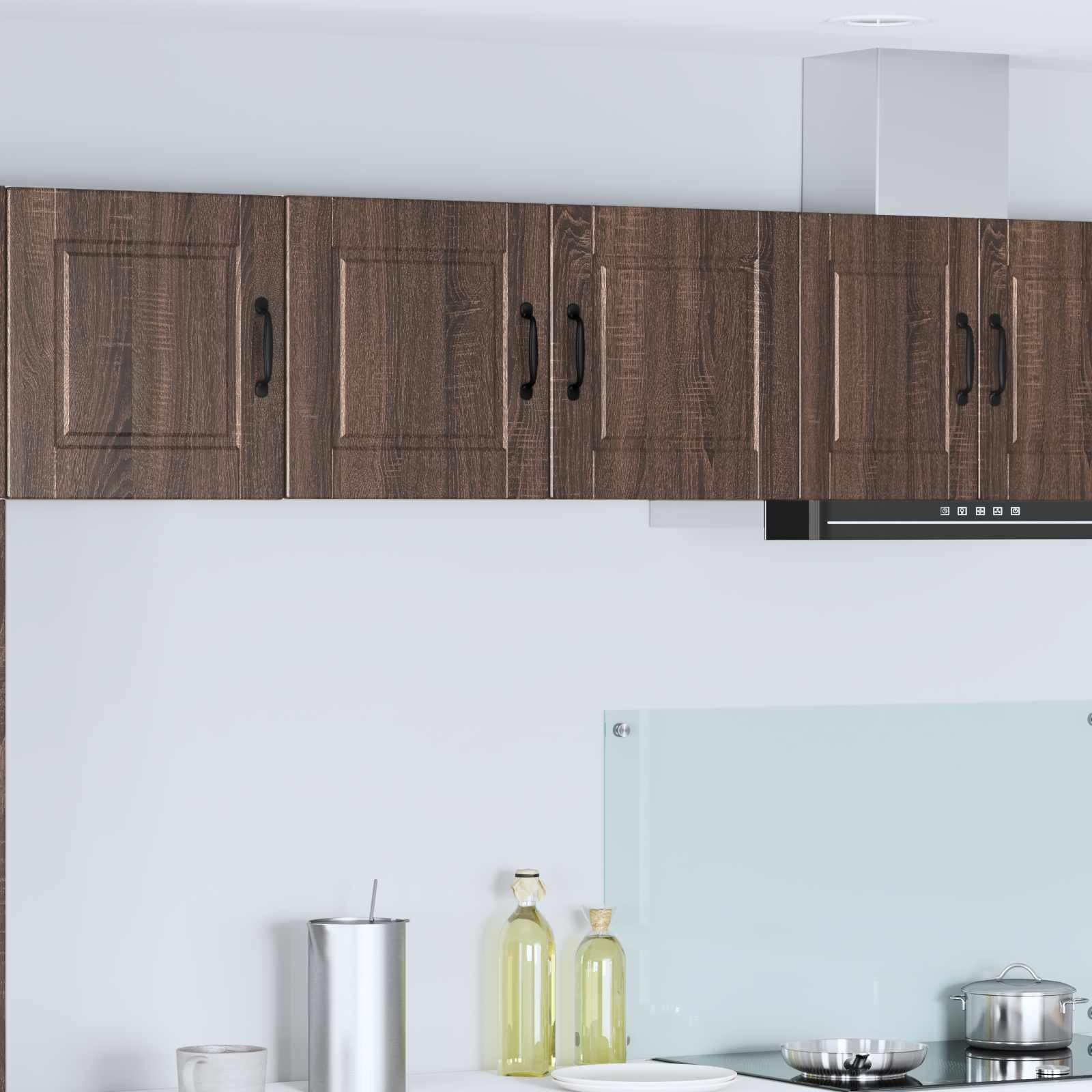 vidaXL Wandschrank PORTO Braun Eichen-Optik 80 x 31 x 40 cm