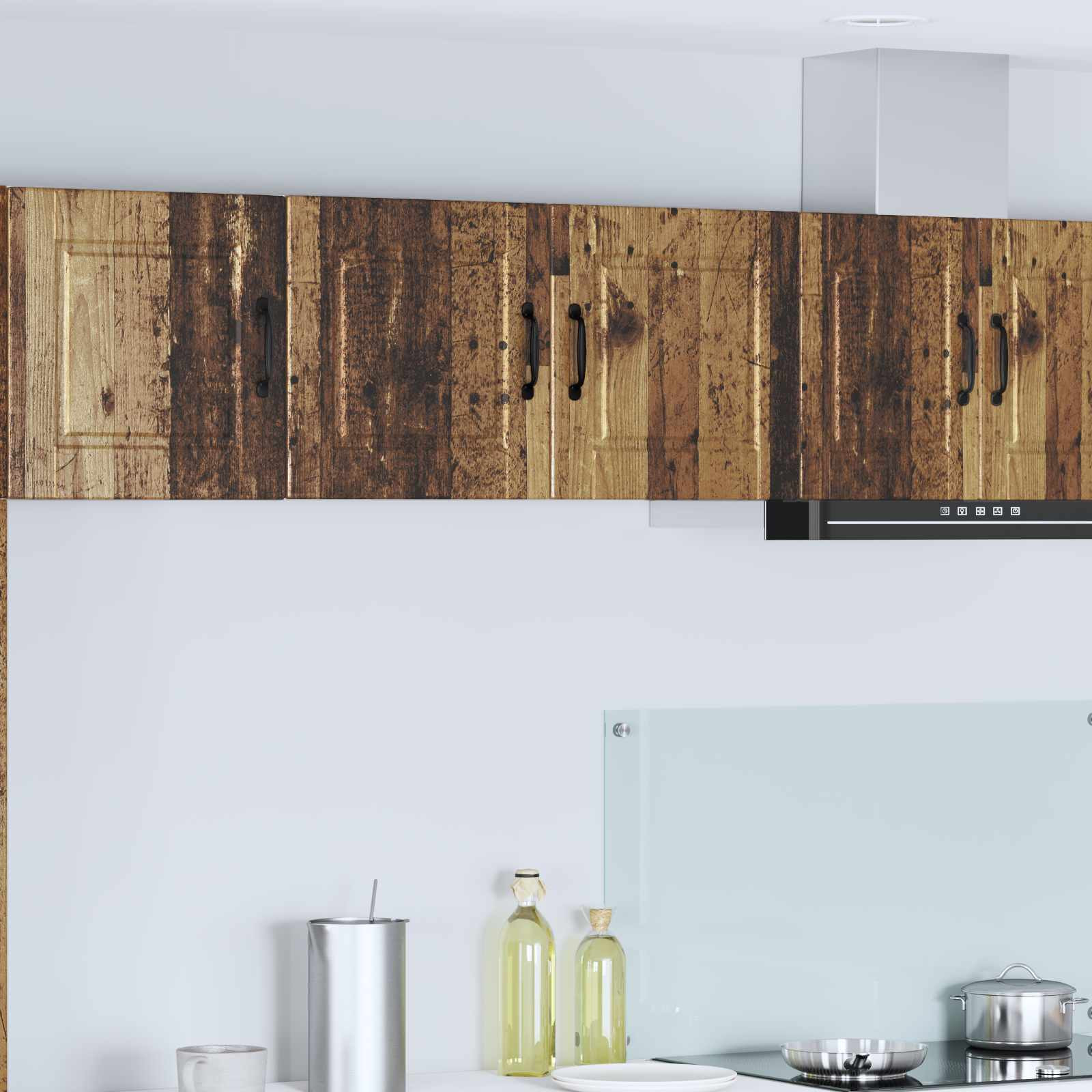 vidaXL Wandschrank PORTO Altholz 80 x 31 x 40 cm Holzwerkstoff