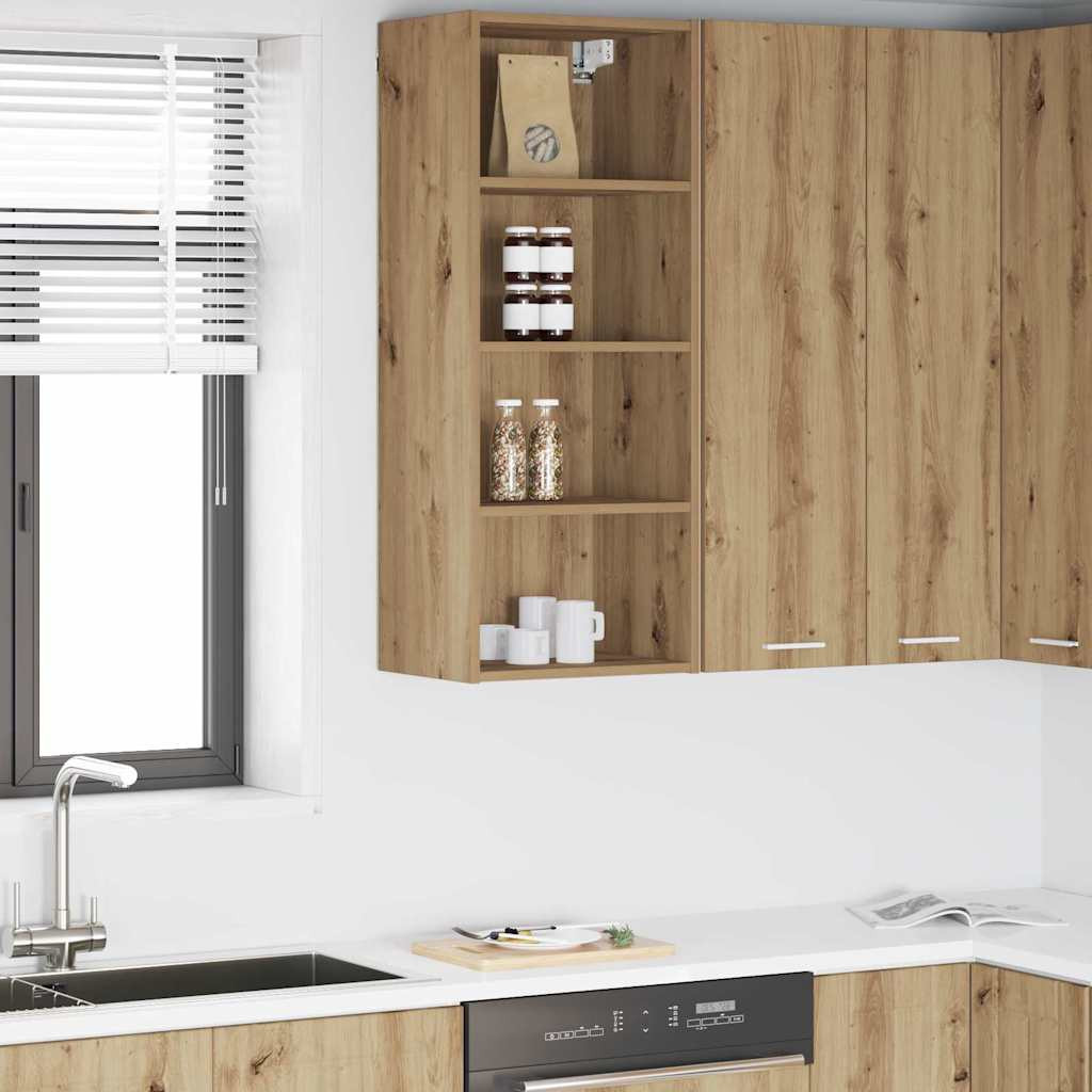 vidaXL Hängeschrank Artisan-Eiche 40 x 29,5 x 100 cm Holzwerkstoff
