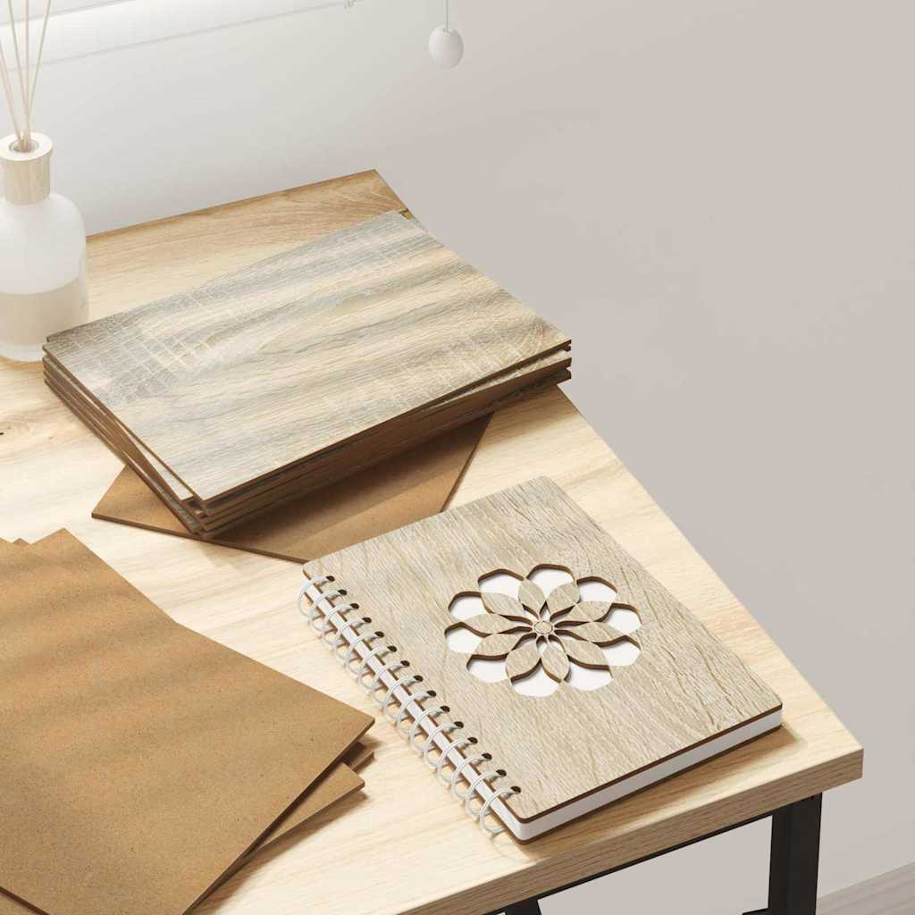 vidaXL Dekoplatten 150 pcs Sonoma-Eiche 15 x 21 x 0,27 cm