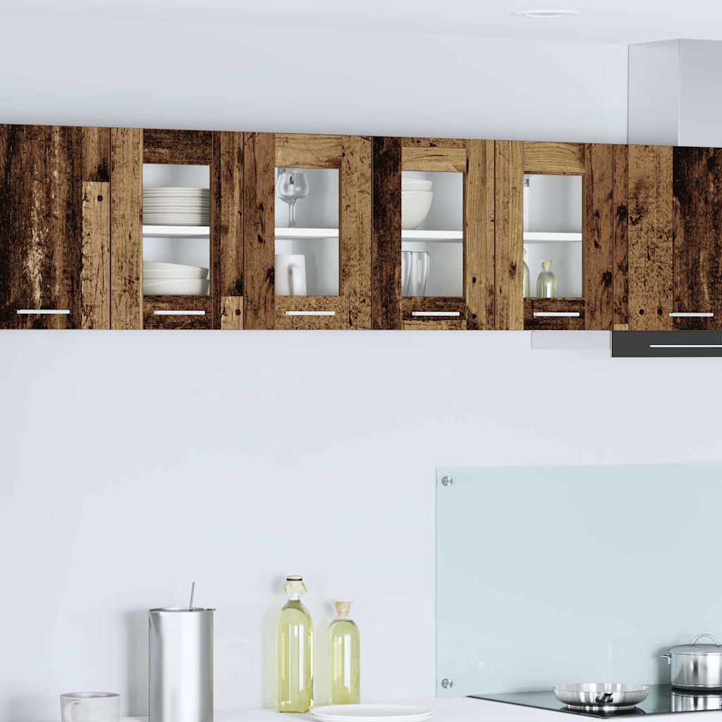 vidaXL Hängeschrank mit Speicher Altholz 60 x 31 x 40 cm Holzwerkstoff